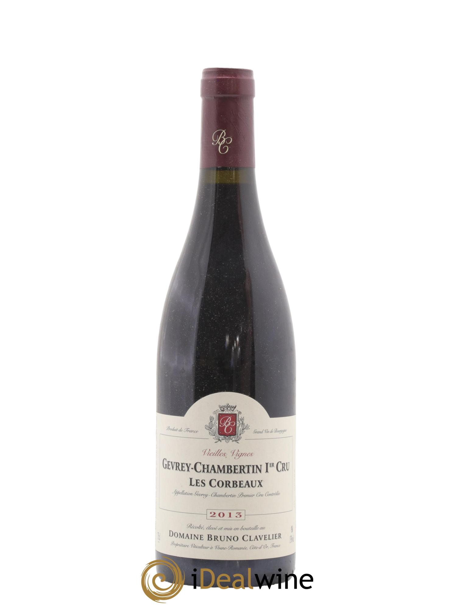 Gevrey-Chambertin 1er Cru Les Corbeaux Vieilles Vignes Bruno Clavelier 2013 - Lot de 1 bouteille - 0