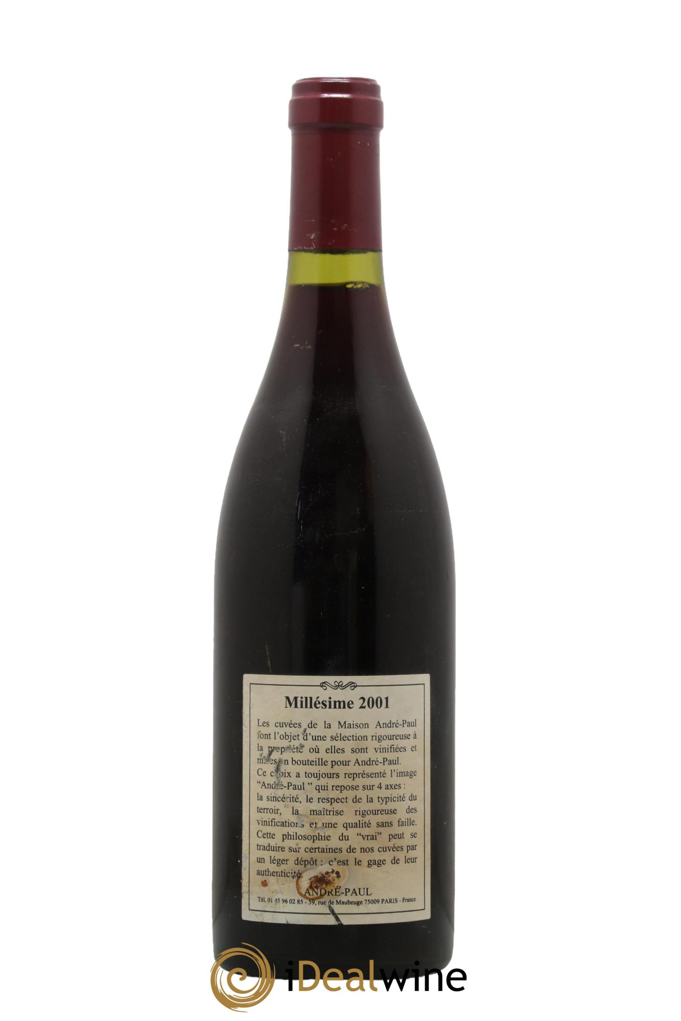 Nuits-Saint-Georges 1er Cru Rue de Chaux Gilles Remoriquet 2001 - Lot de 1 bouteille - 1