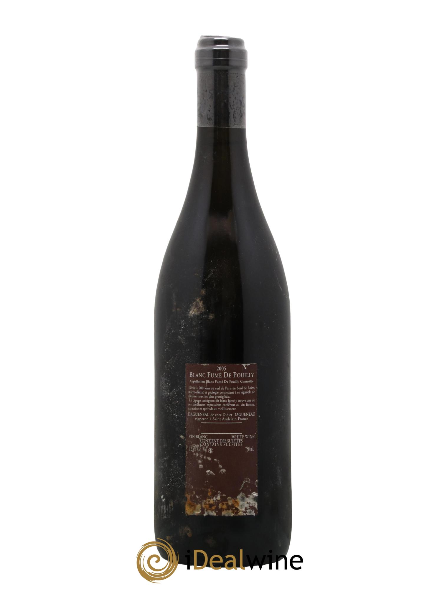 Vin de France (anciennement Pouilly-Fumé) Pur Sang Dagueneau (Domaine Didier - Louis-Benjamin) 2005 - Lot de 1 bouteille - 1