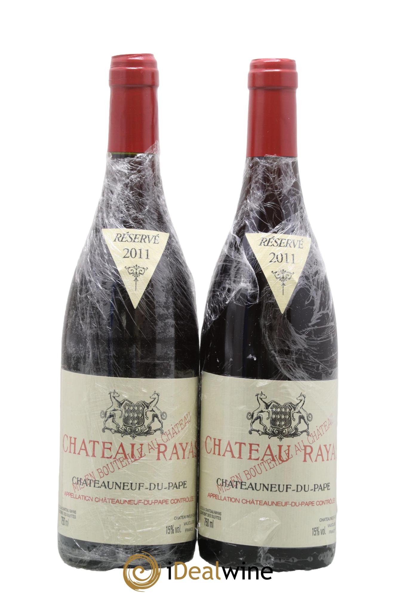 Châteauneuf-du-Pape Château Rayas Emmanuel Reynaud 2011 - Lot of 2 bottles - 0