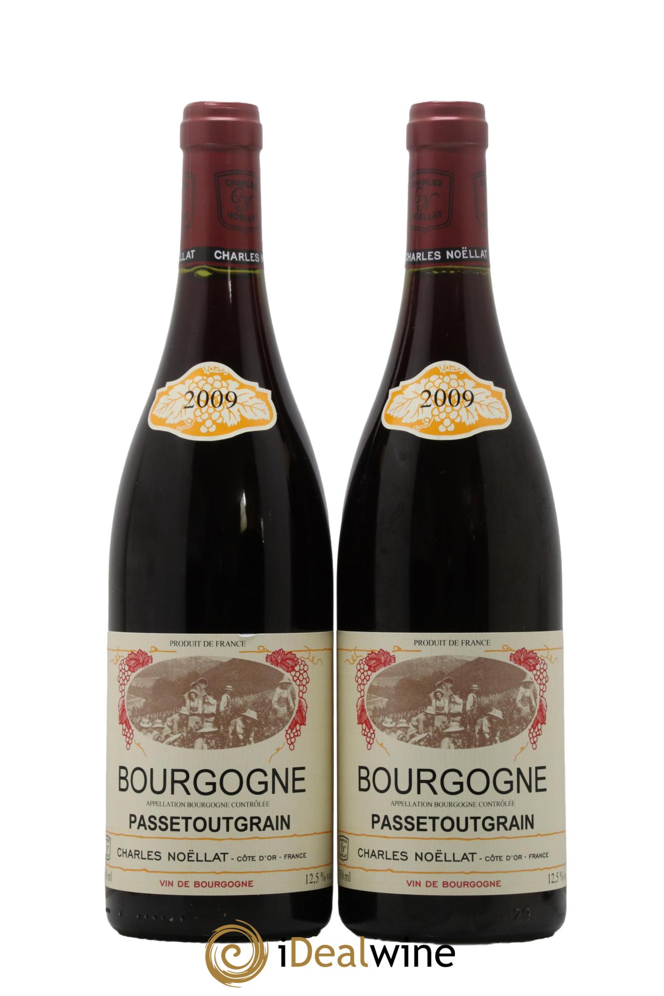 Bourgogne Passetoutgrain Charles Noellat 2009 - Posten von 2 Flaschen - 0
