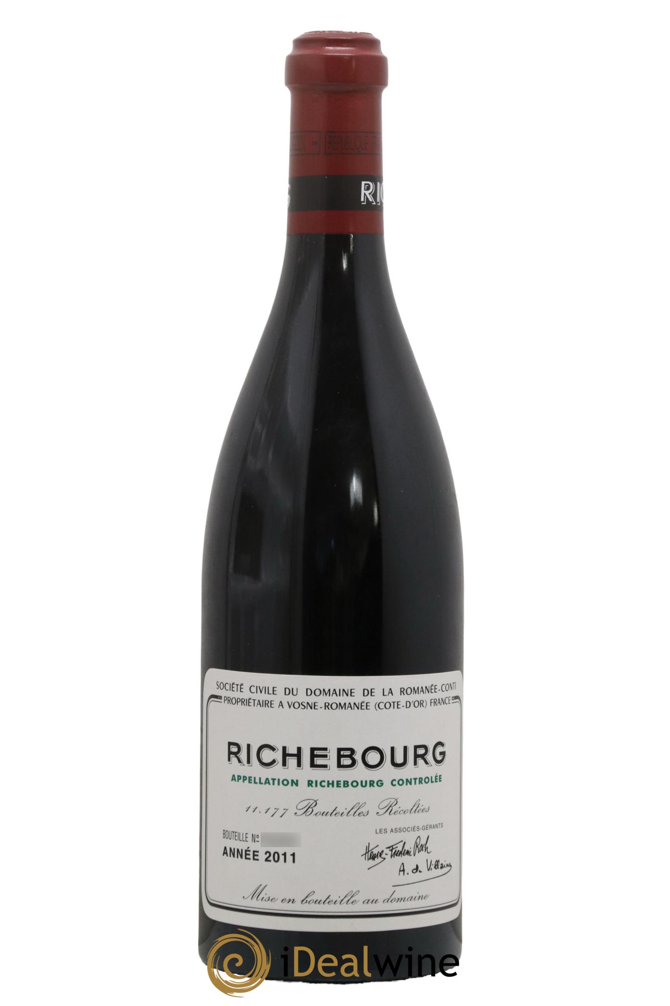 Richebourg Grand Cru Domaine de la Romanée-Conti 2011 - Lot of 1 bottle - 0