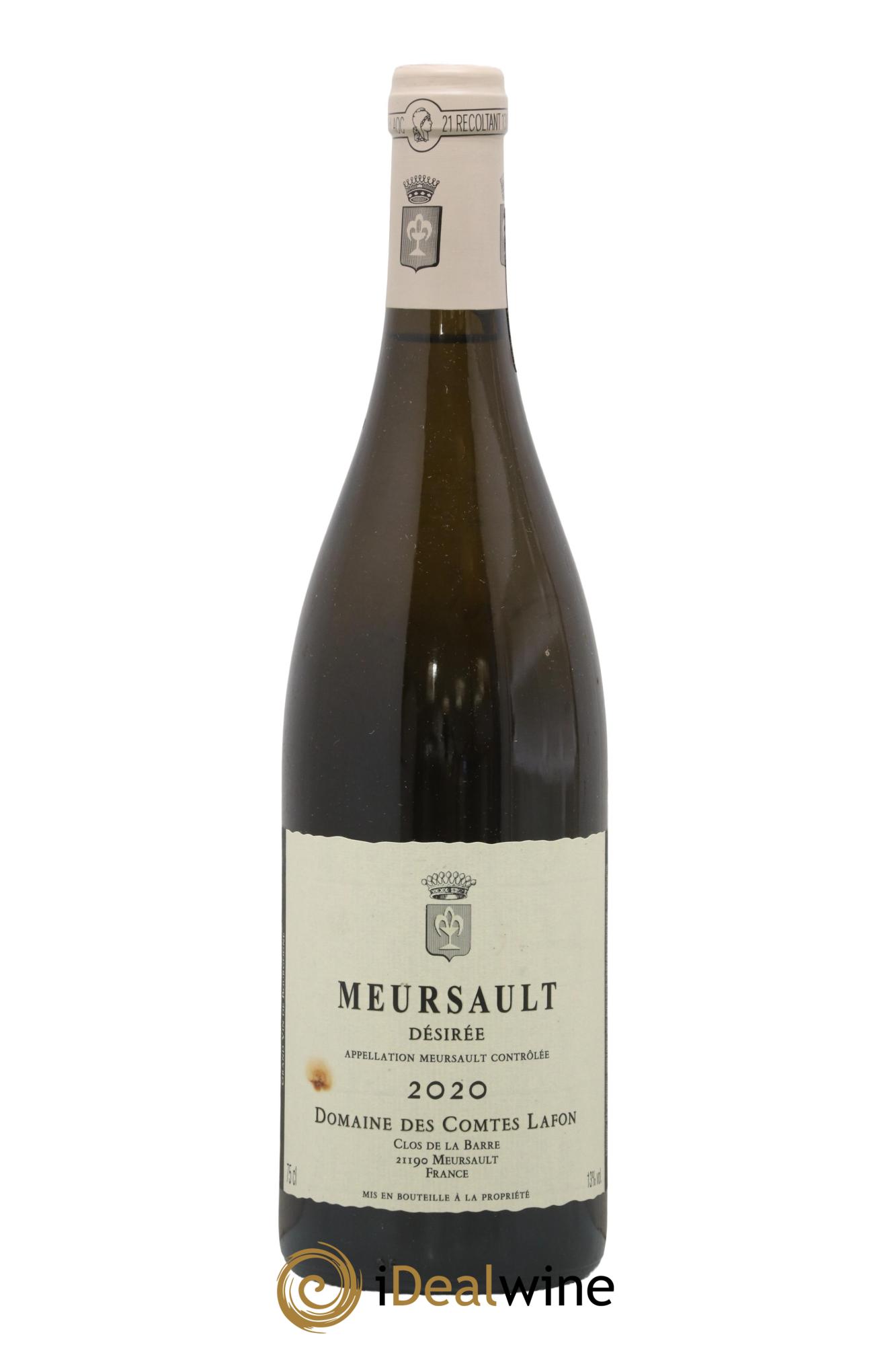 Meursault Désirée Comtes Lafon (Domaine des) 2020 - Lot de 1 bouteille - 0