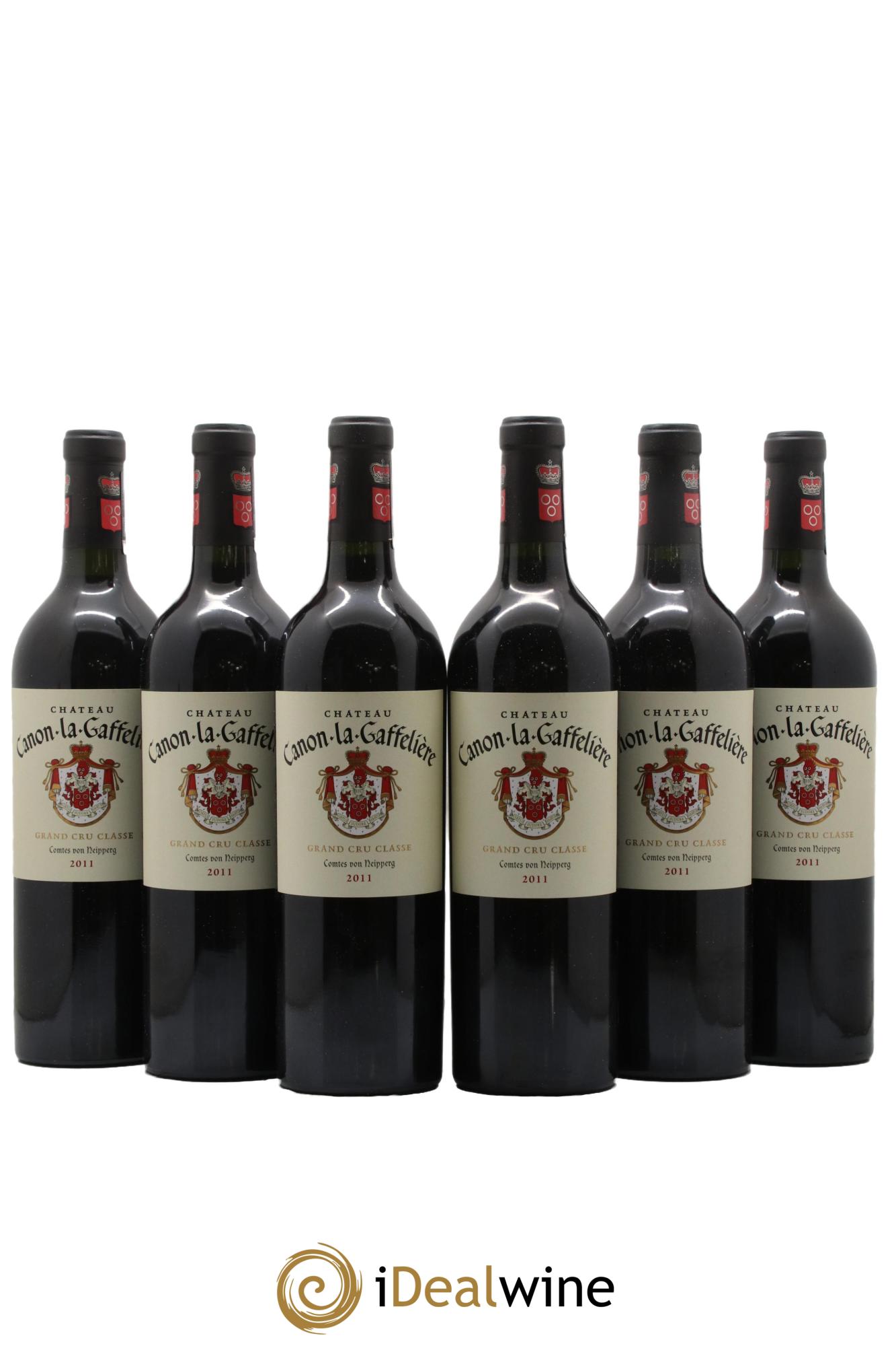 Château Canon la Gaffelière 1er Grand Cru Classé B 2011 - Lotto di 6 bottiglie - 0