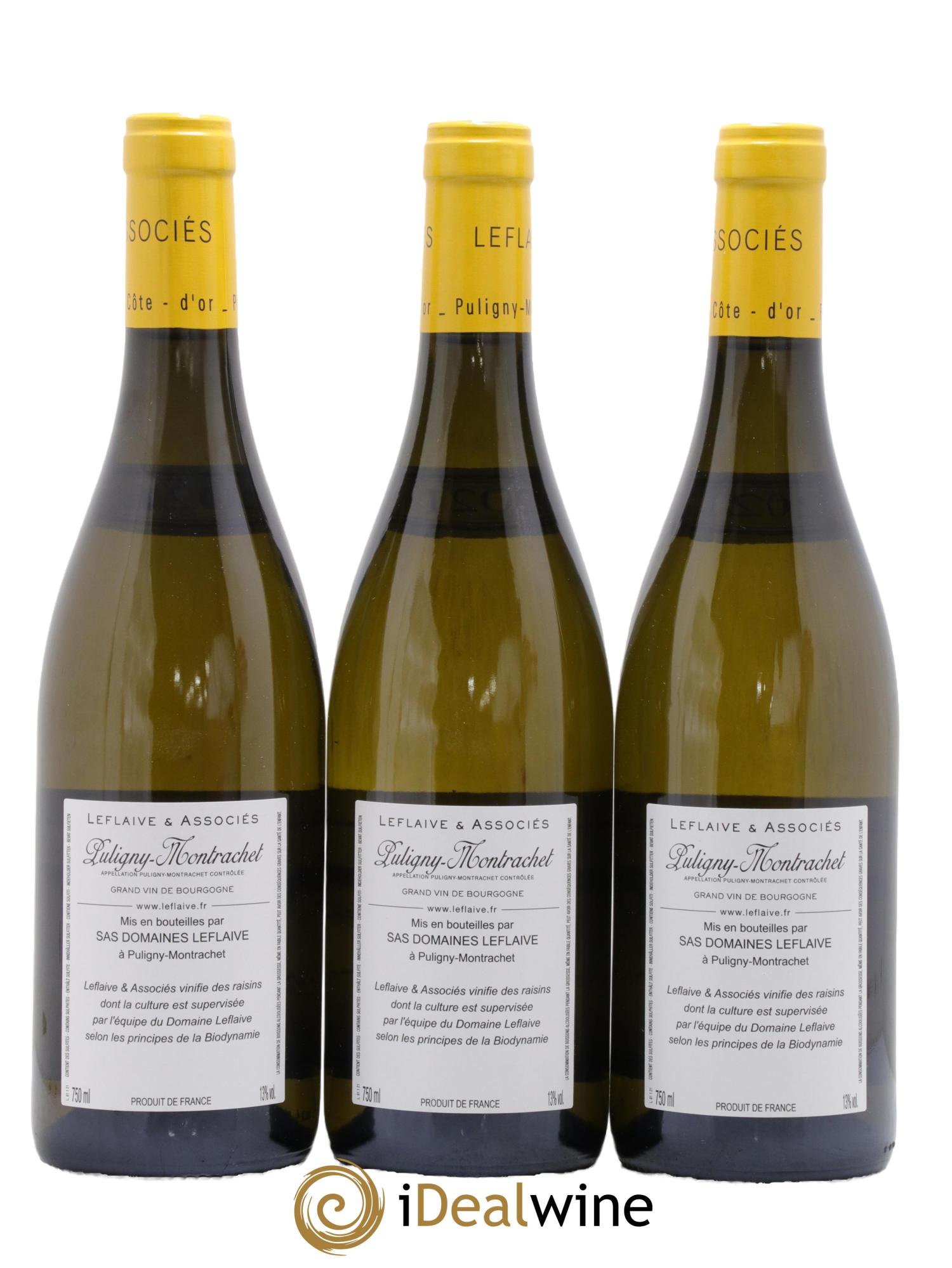 Puligny-Montrachet Leflaive & Associés  2021 - Posten von 3 Flaschen - 1