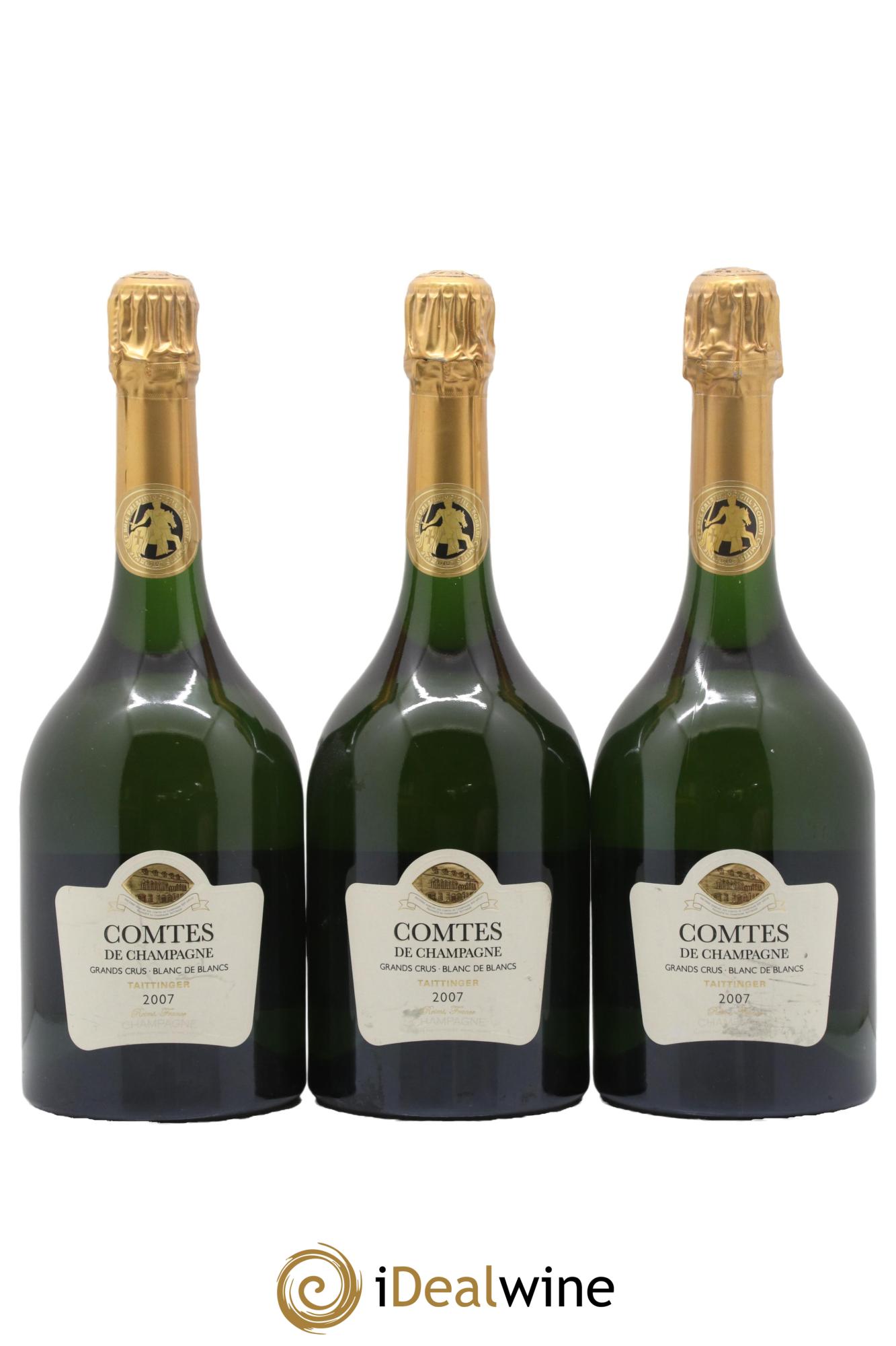 Comtes de Champagne Taittinger 2007 - Lot de 3 bouteilles - 0