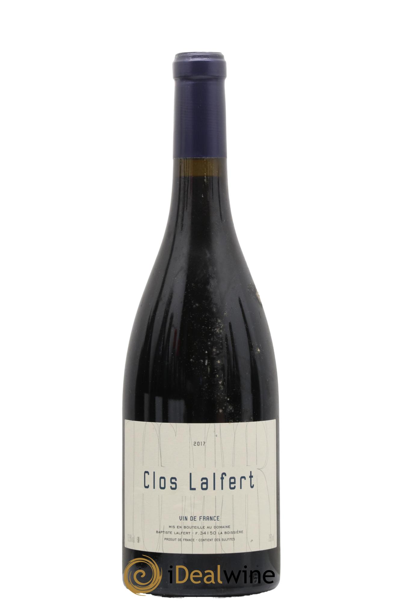 Vin de France Clos Lalfert - Baptiste Lalfert 2017 - Lot de 1 bouteille - 0