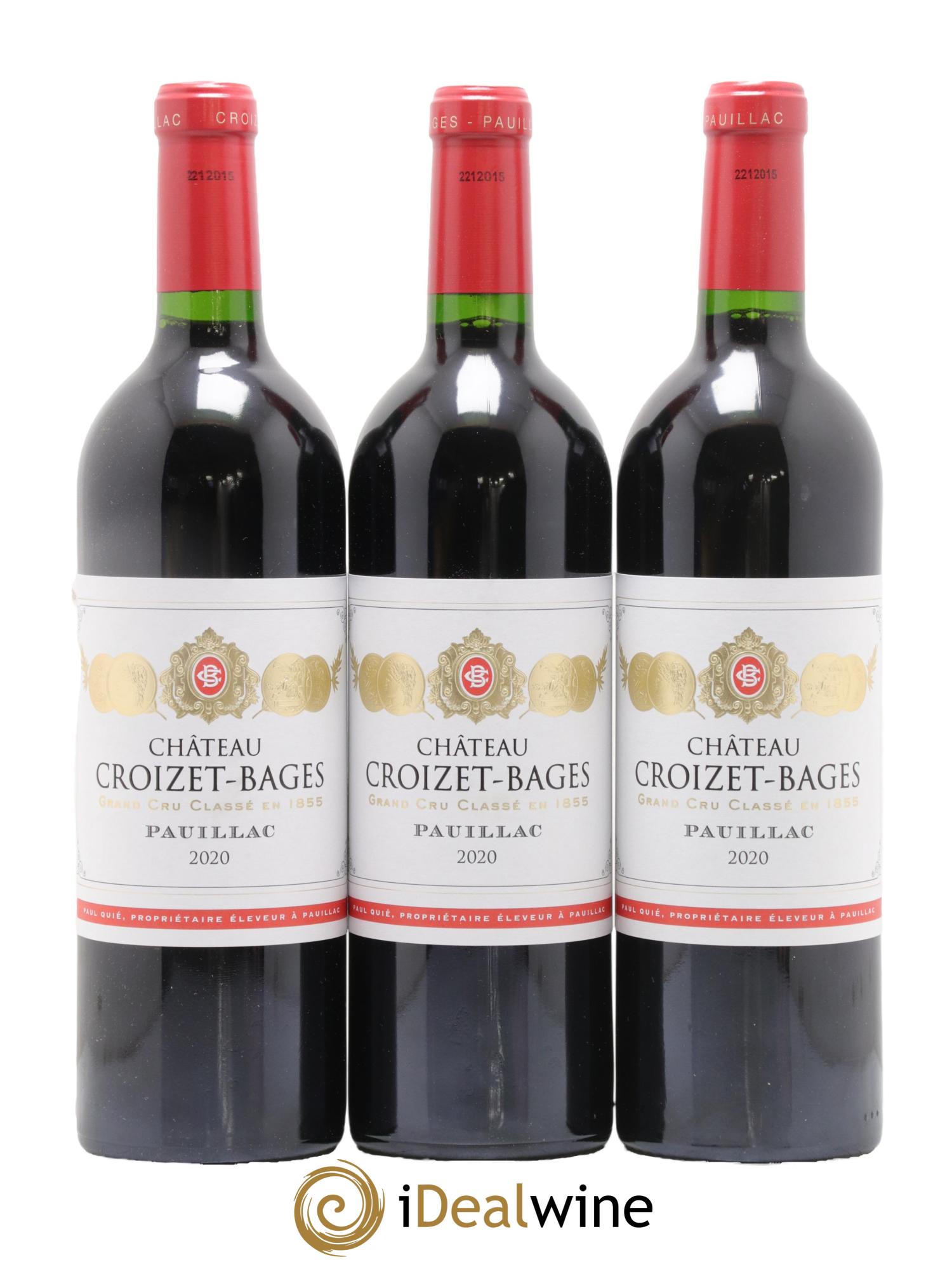 Château Croizet Bages 5ème Grand Cru Classé 2020 - Lot of 6 bottles - 1