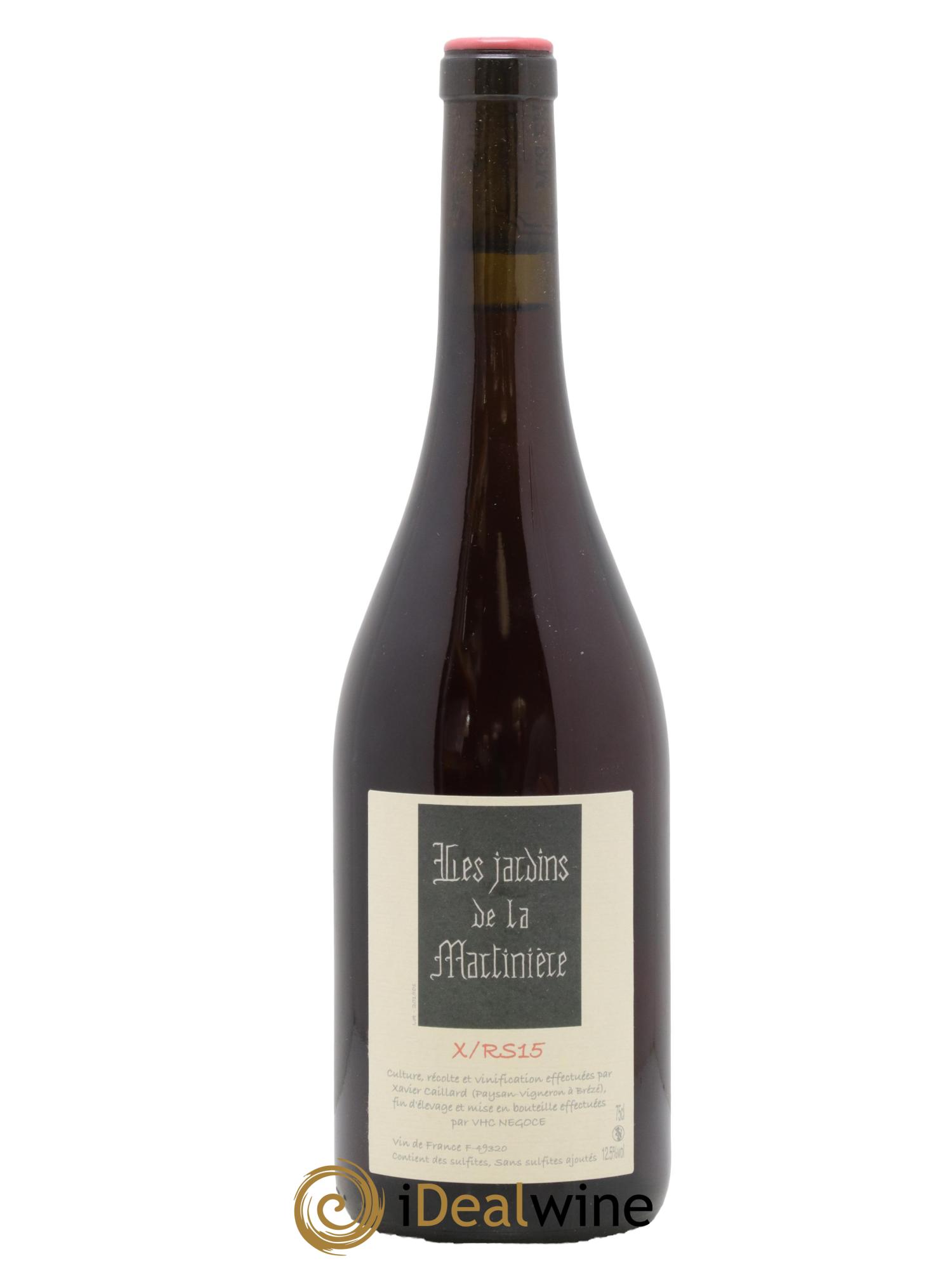 Vin de France X/RS15 Les Jardins de la Martinière 2015 - Lot de 1 bouteille - 0