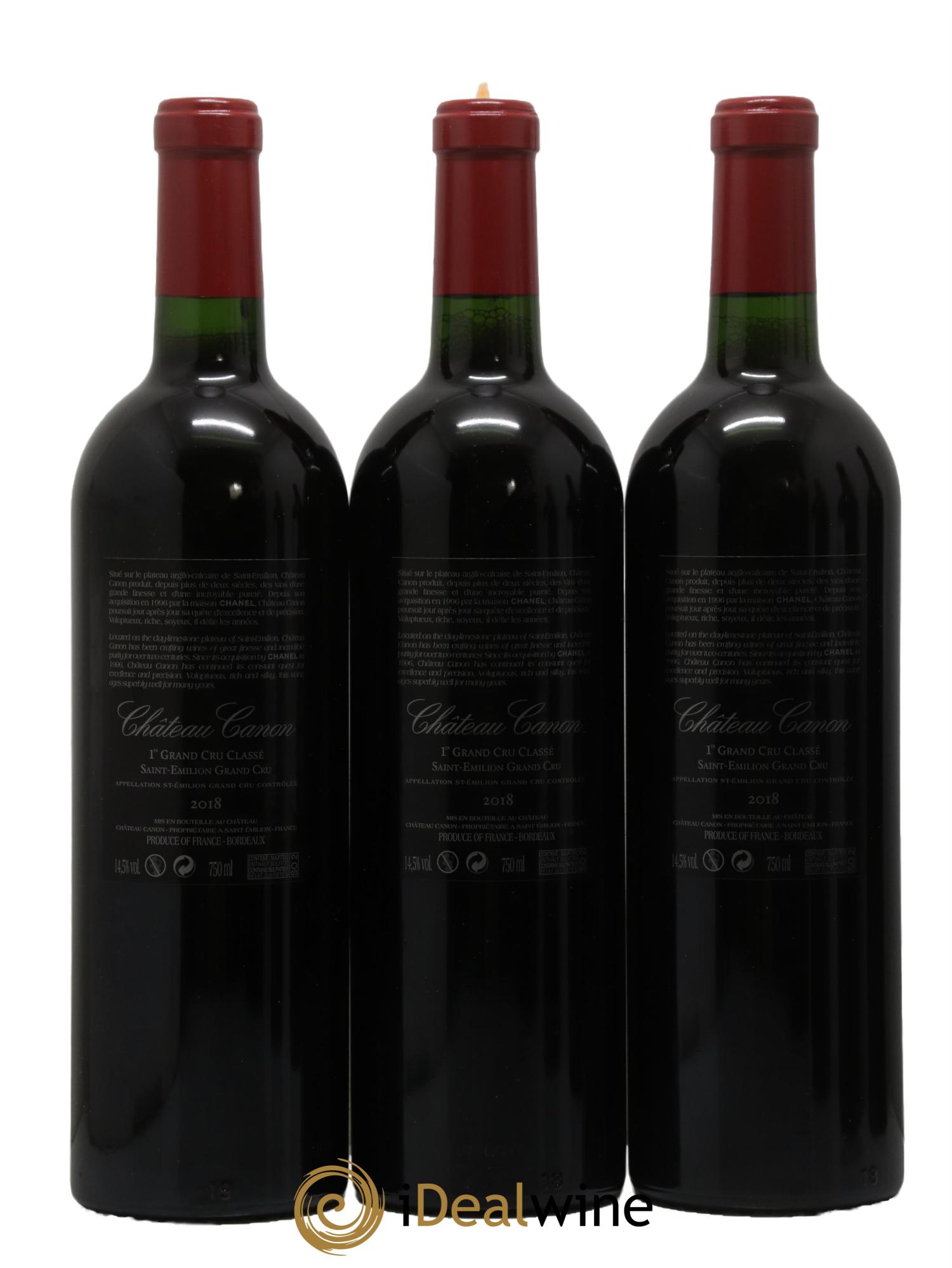 Château Canon 1er Grand Cru Classé B 2018 - Lot de 6 bouteilles - 2