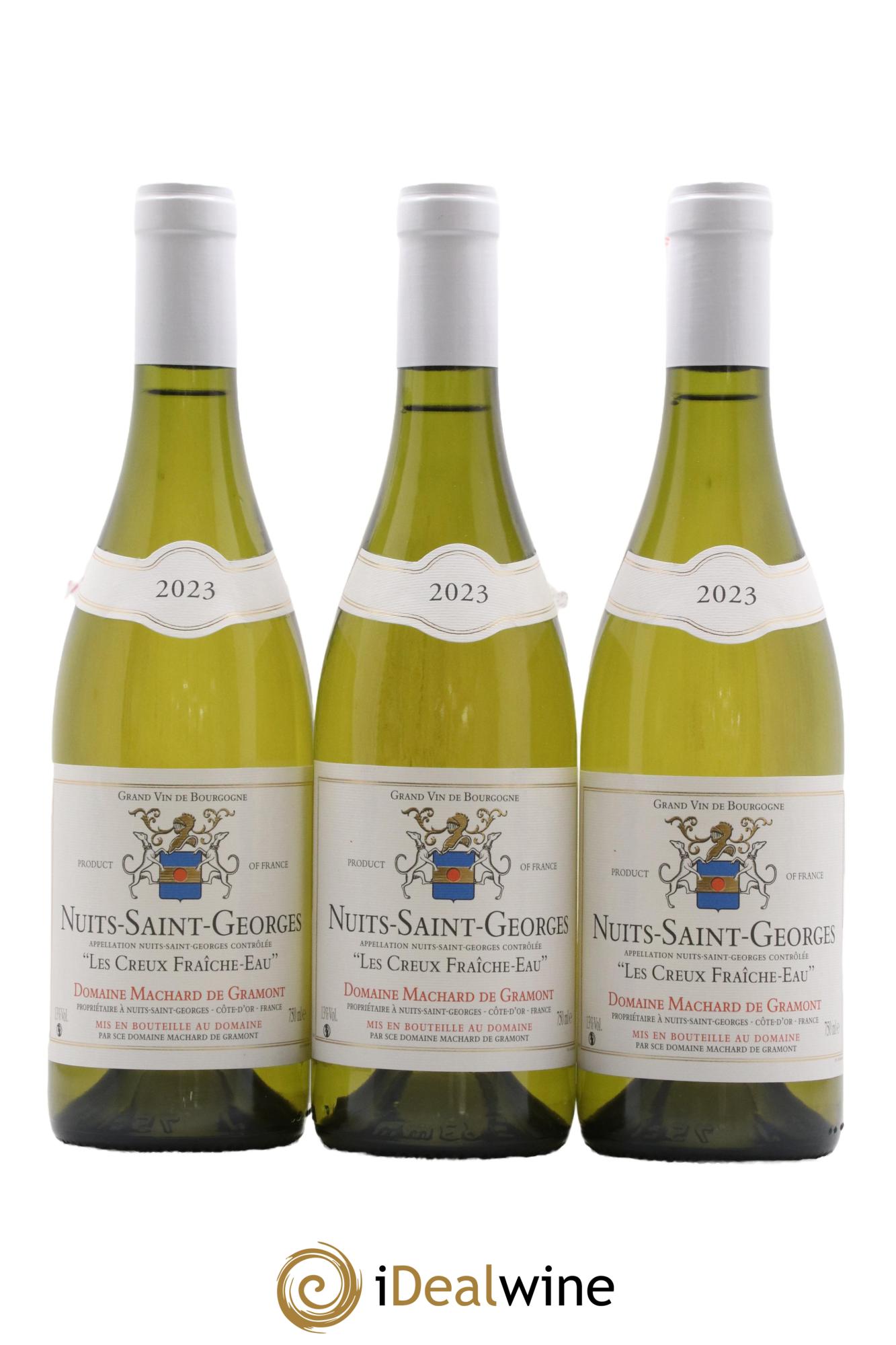 Nuits-Saint-Georges Les Creux Fraiche Eau Machard De Gramont 2023 - Lot de 3 bouteilles - 0