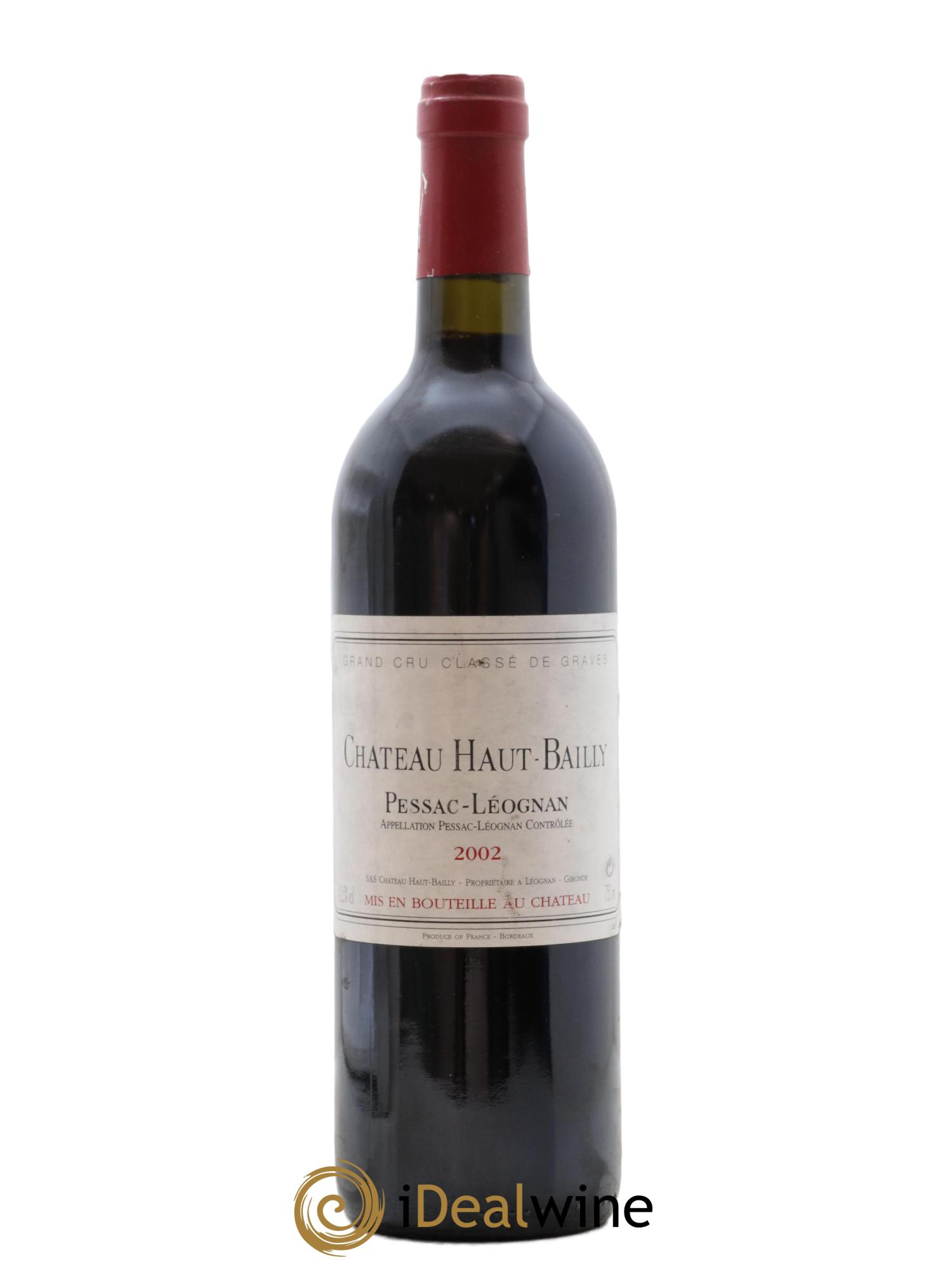 Château Haut-Bailly Cru Classé de Graves 2002 - Lot de 1 bouteille - 0