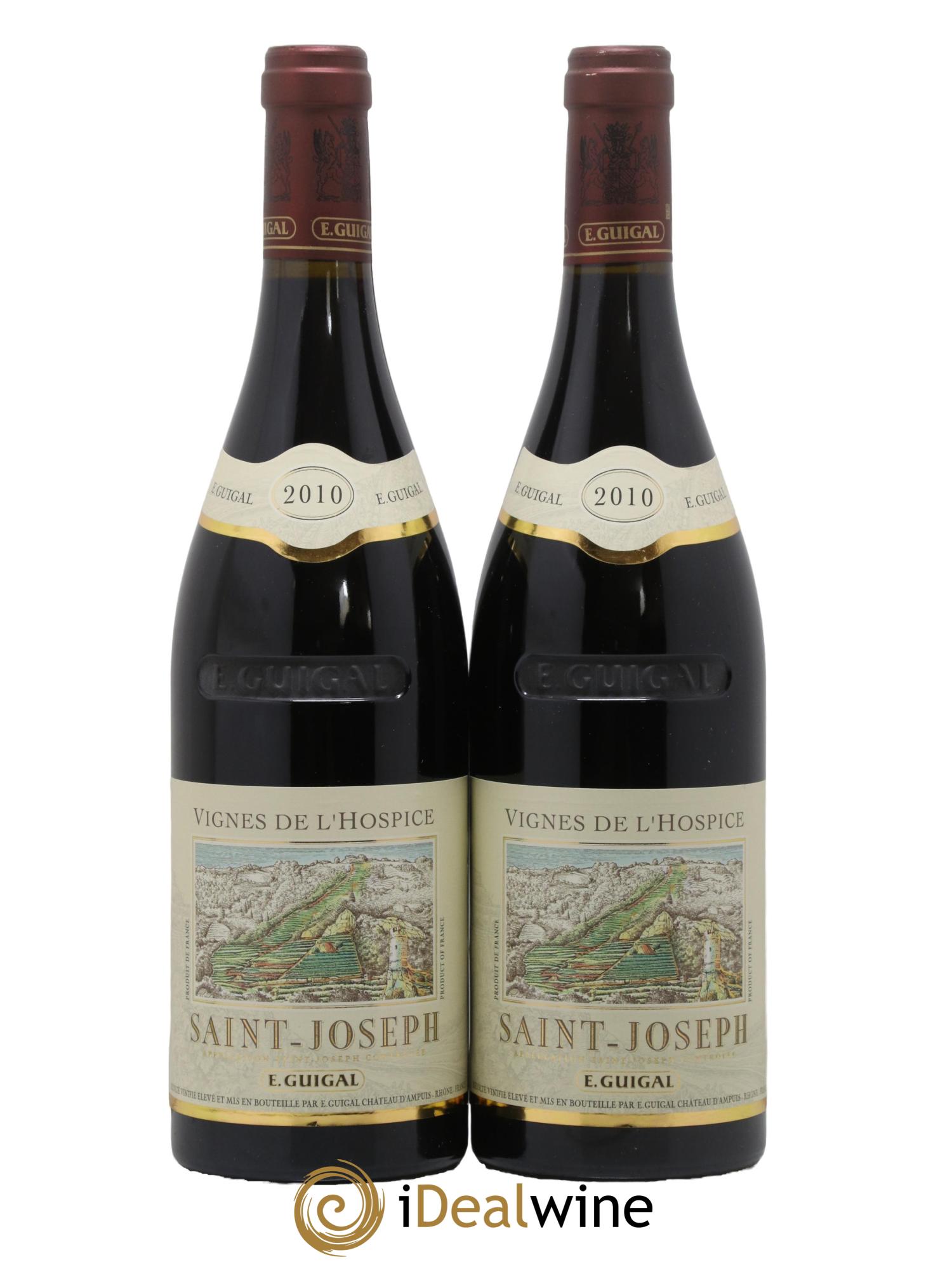 Saint-Joseph Vignes de l'Hospice Guigal 2010 - Posten von 2 Flaschen - 0