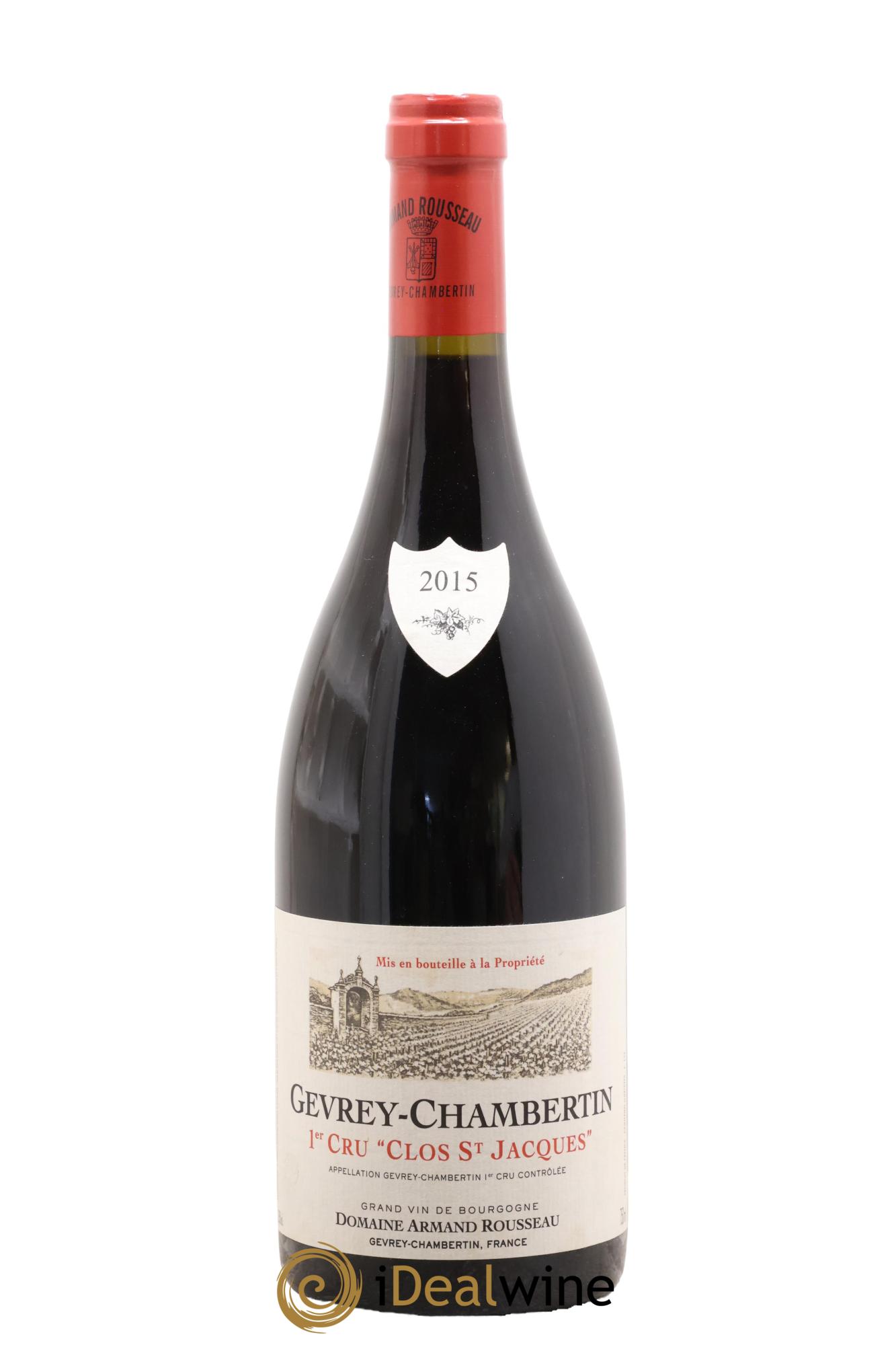 Gevrey-Chambertin 1er Cru Clos Saint-Jacques Armand Rousseau (Domaine) 2015 - Lot de 1 bouteille - 0