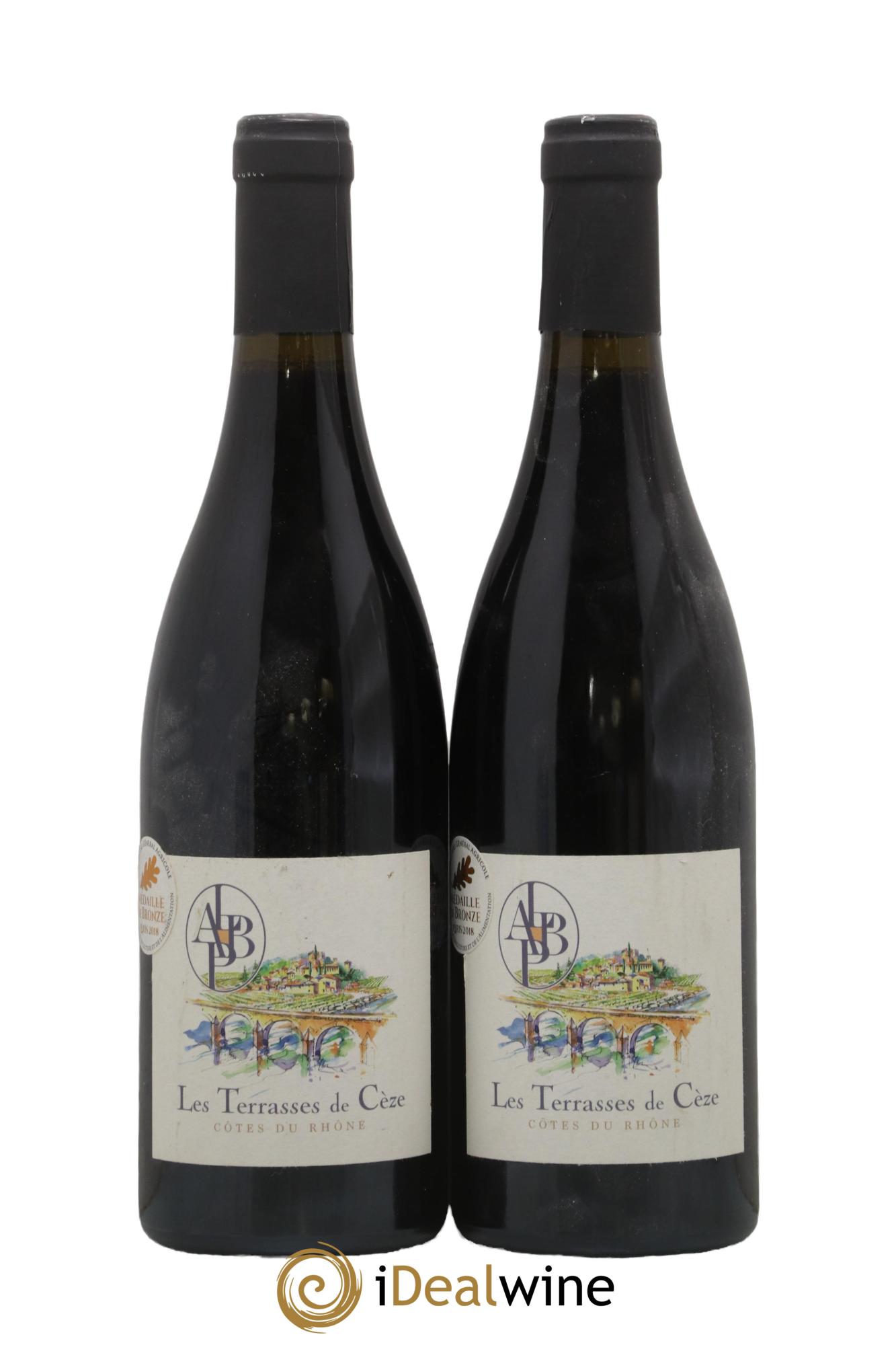 Côtes-du-Rhône Les Terrasses de Ceze 2017 - Lot de 2 bouteilles - 0