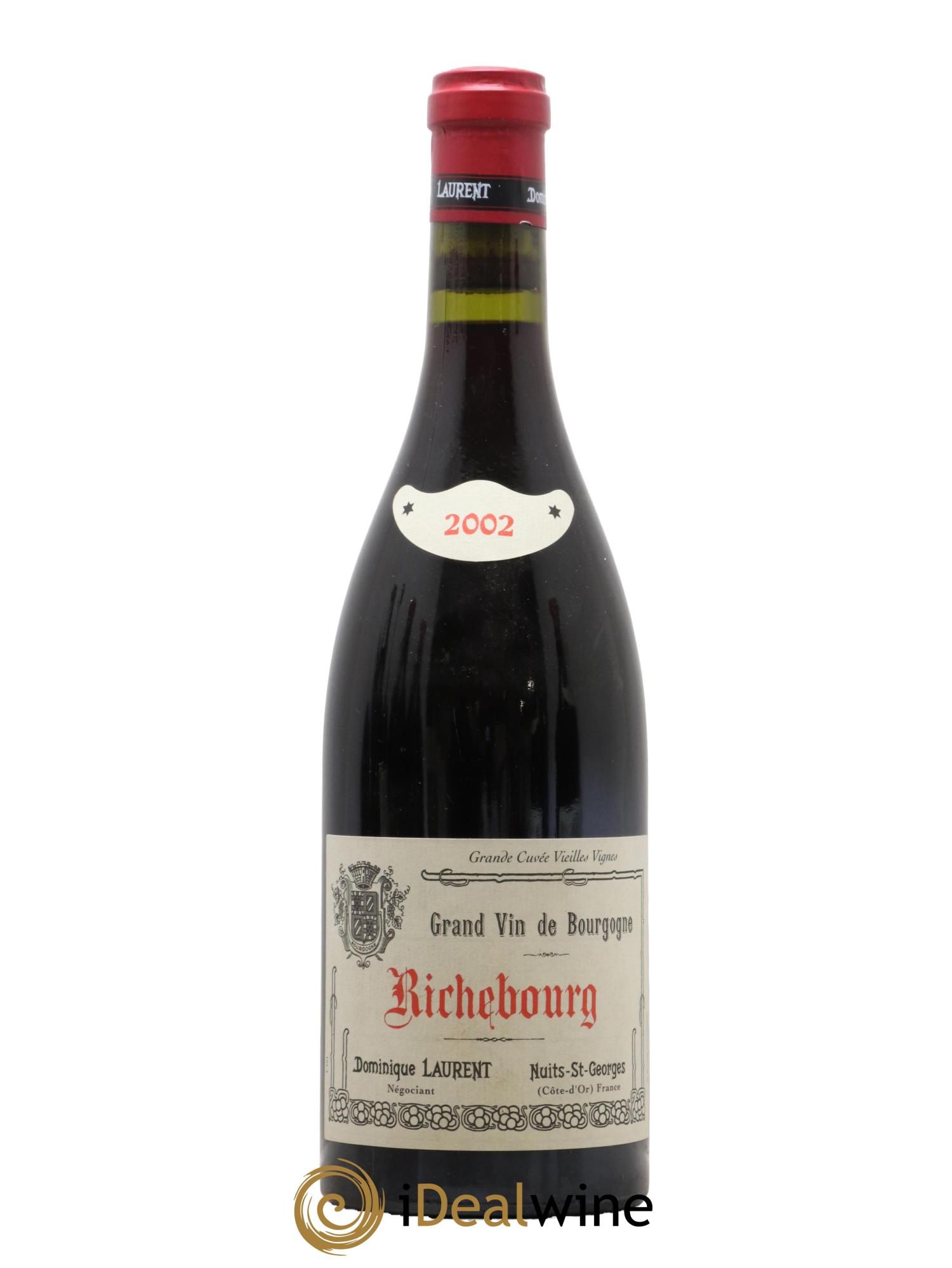 Richebourg Grand Cru Grande Cuvée Vieilles Vignes Dominique Laurent 2002 - Lot de 1 bouteille - 0