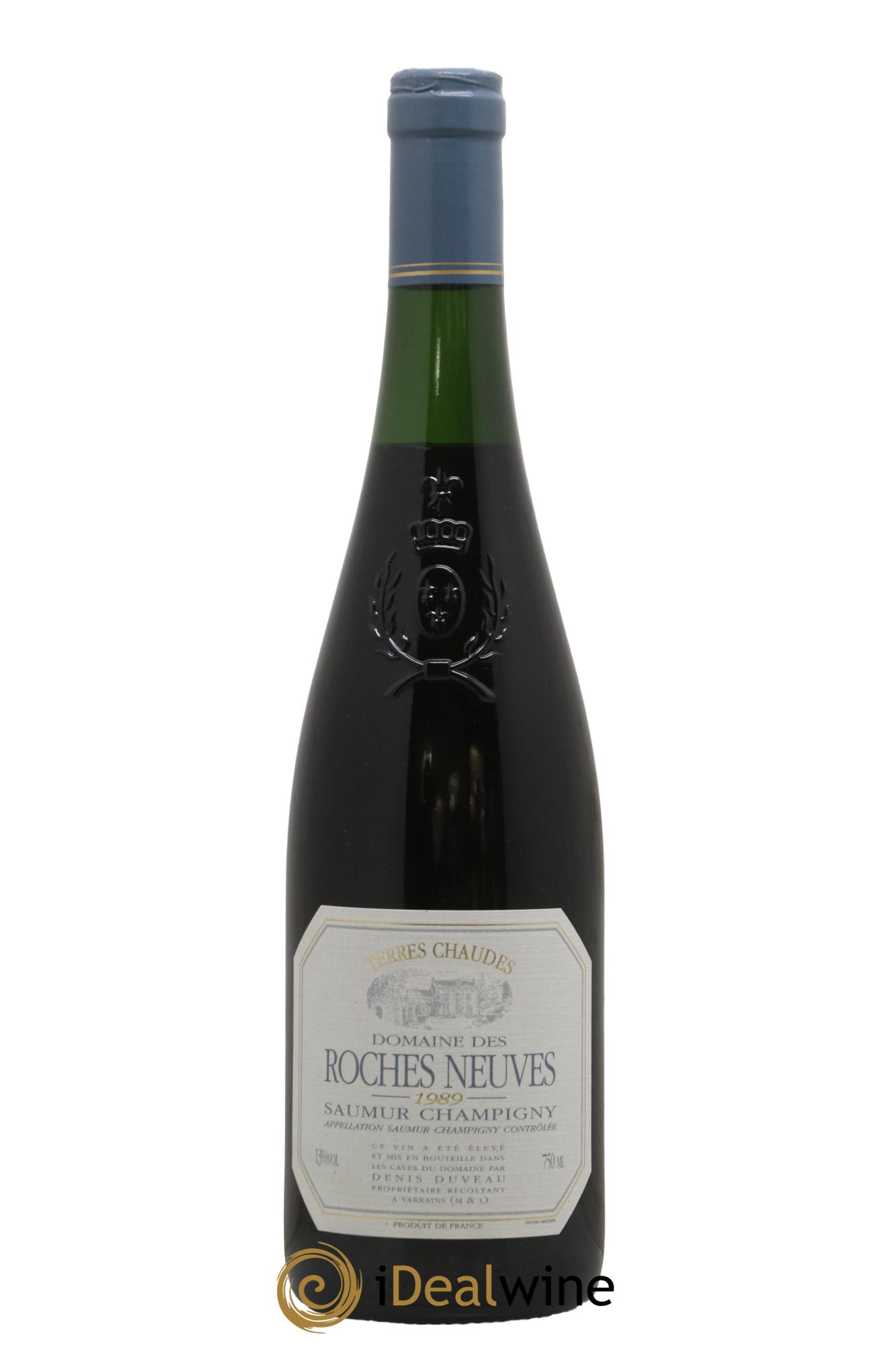 Saumur-Champigny Terres Chaudes Domaine des Roches Neuves - Thierry Germain 1989 - Lot de 1 bouteille - 0