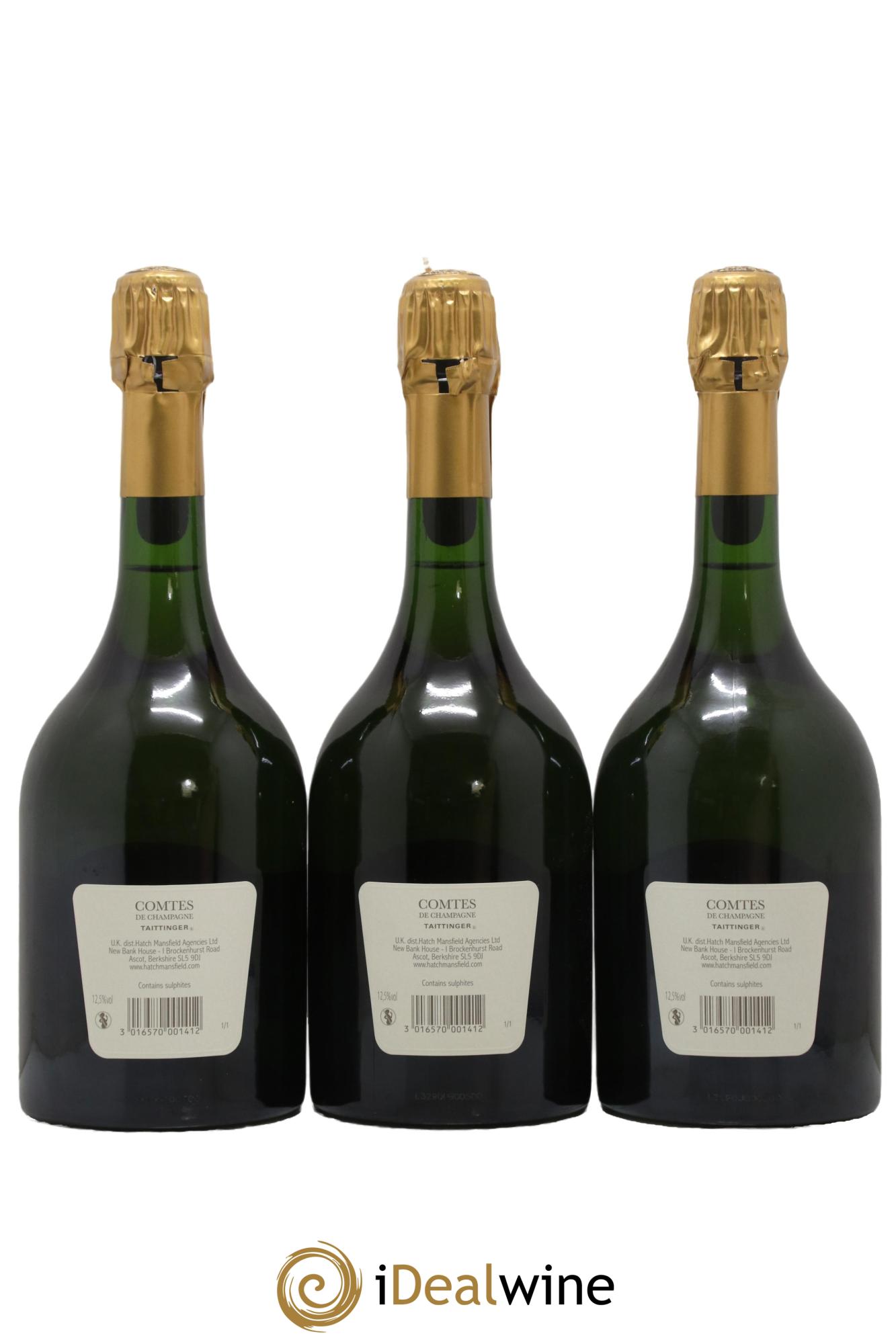 Comtes de Champagne Taittinger 2005 - Posten von 3 Flaschen - 1