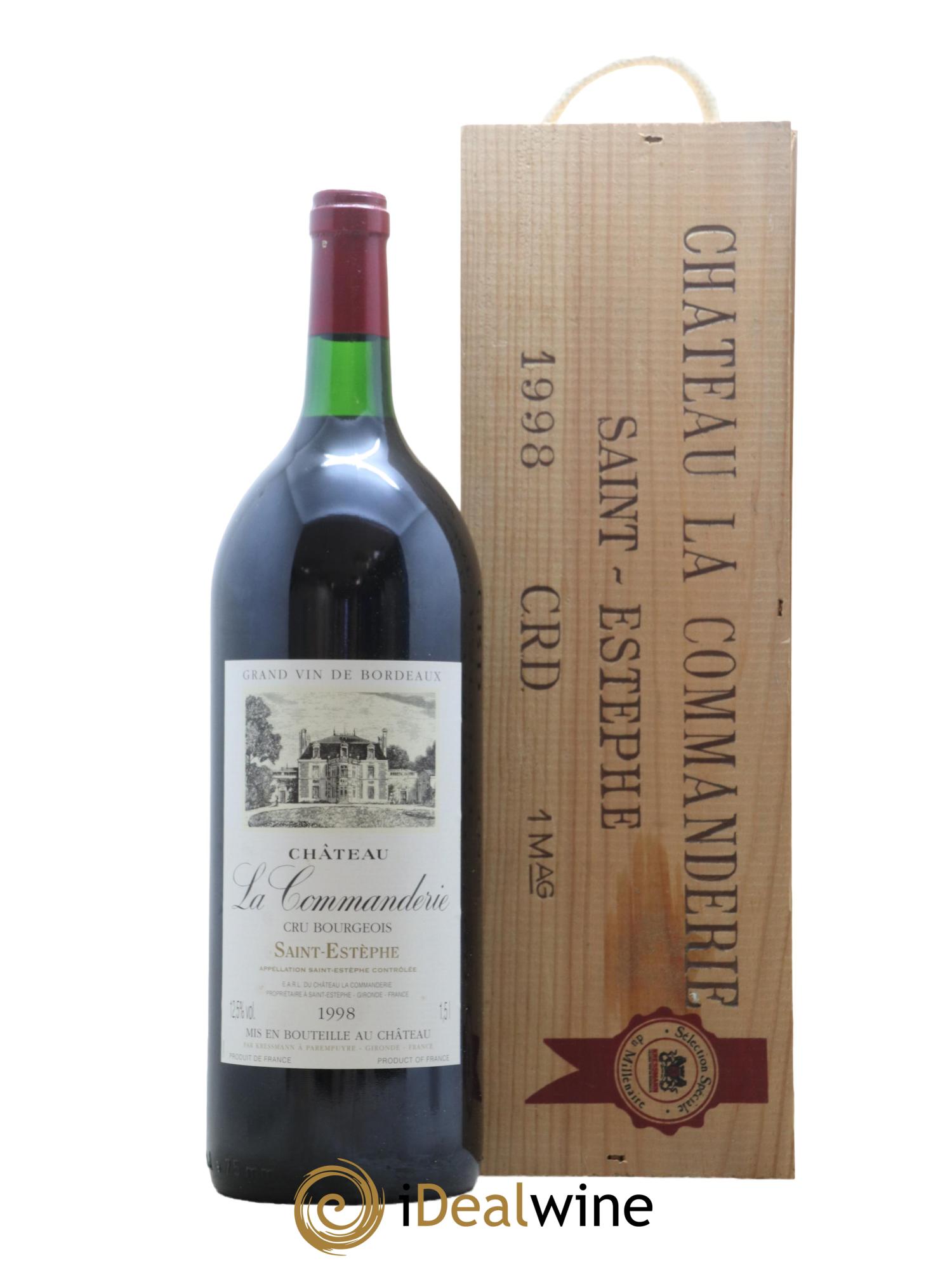 Château la Commanderie Cru Bourgeois 1998 - Lotto di 1 magnum - 0