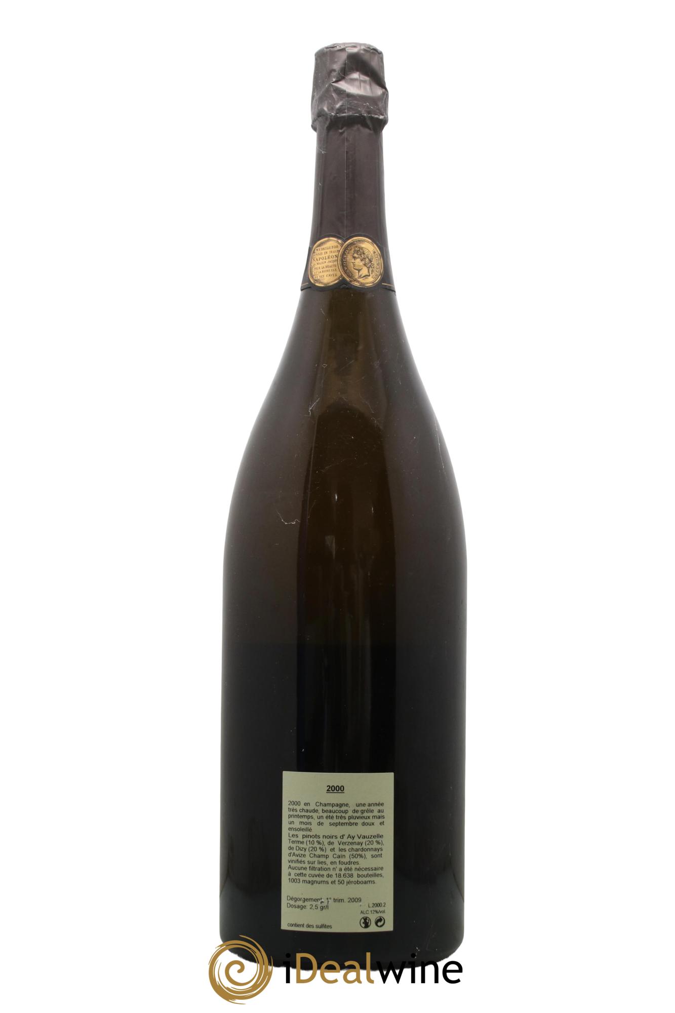 Millésimé Jacquesson 2000 - Lotto di 1 jéroboam - 2