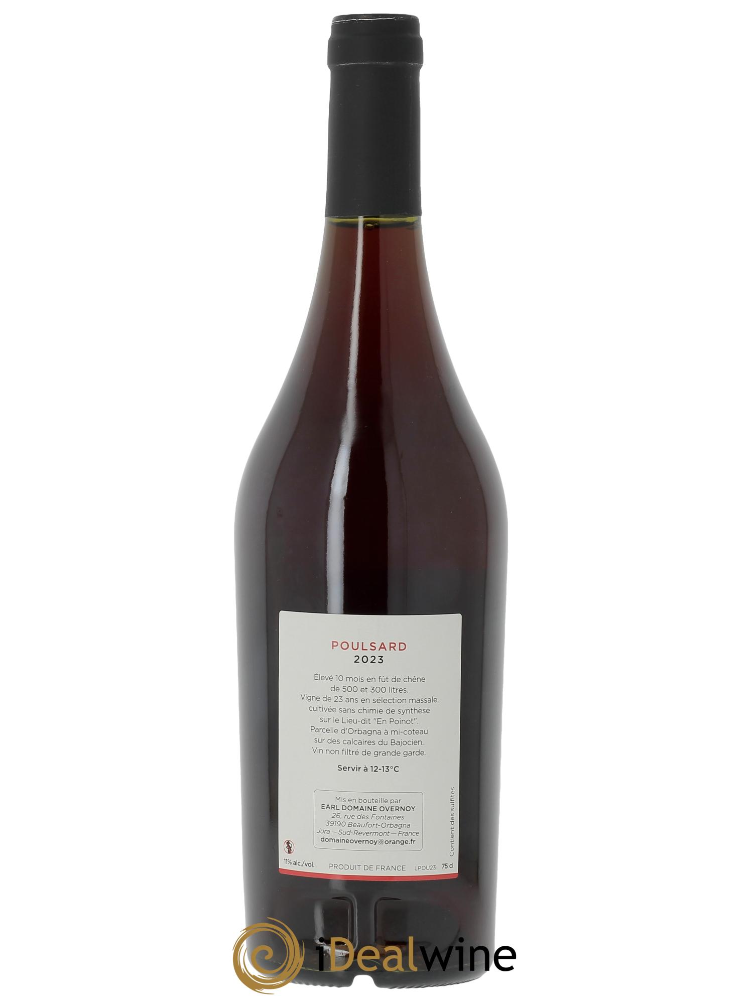 Côtes du Jura Poulsard Guillaume Overnoy  2023 - Lot of 1 bottle - 1