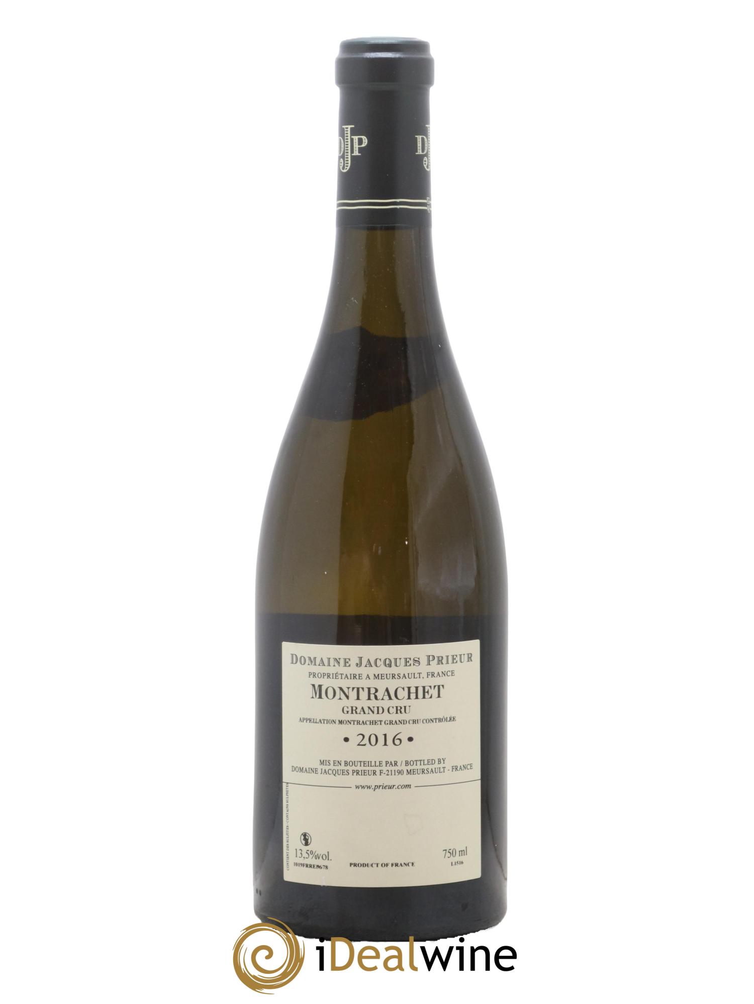 Montrachet Grand Cru Jacques Prieur (Domaine) 2016 - Lot de 1 bouteille - 1