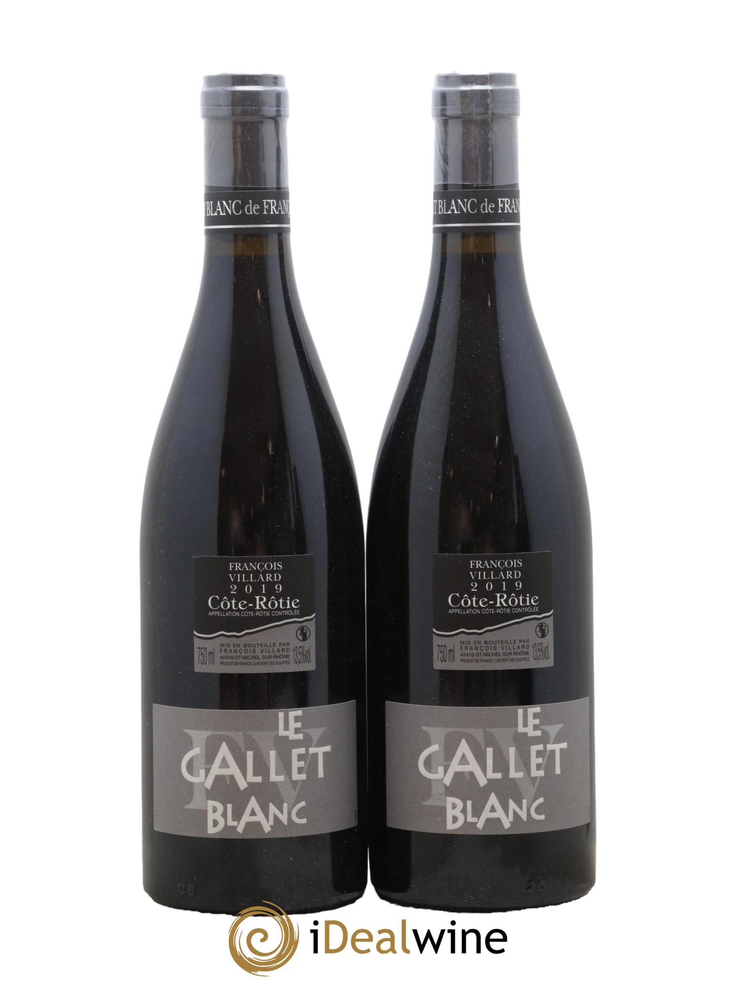 Côte-Rôtie Le Gallet Blanc François Villard 2019 - Lot de 2 bouteilles - 0