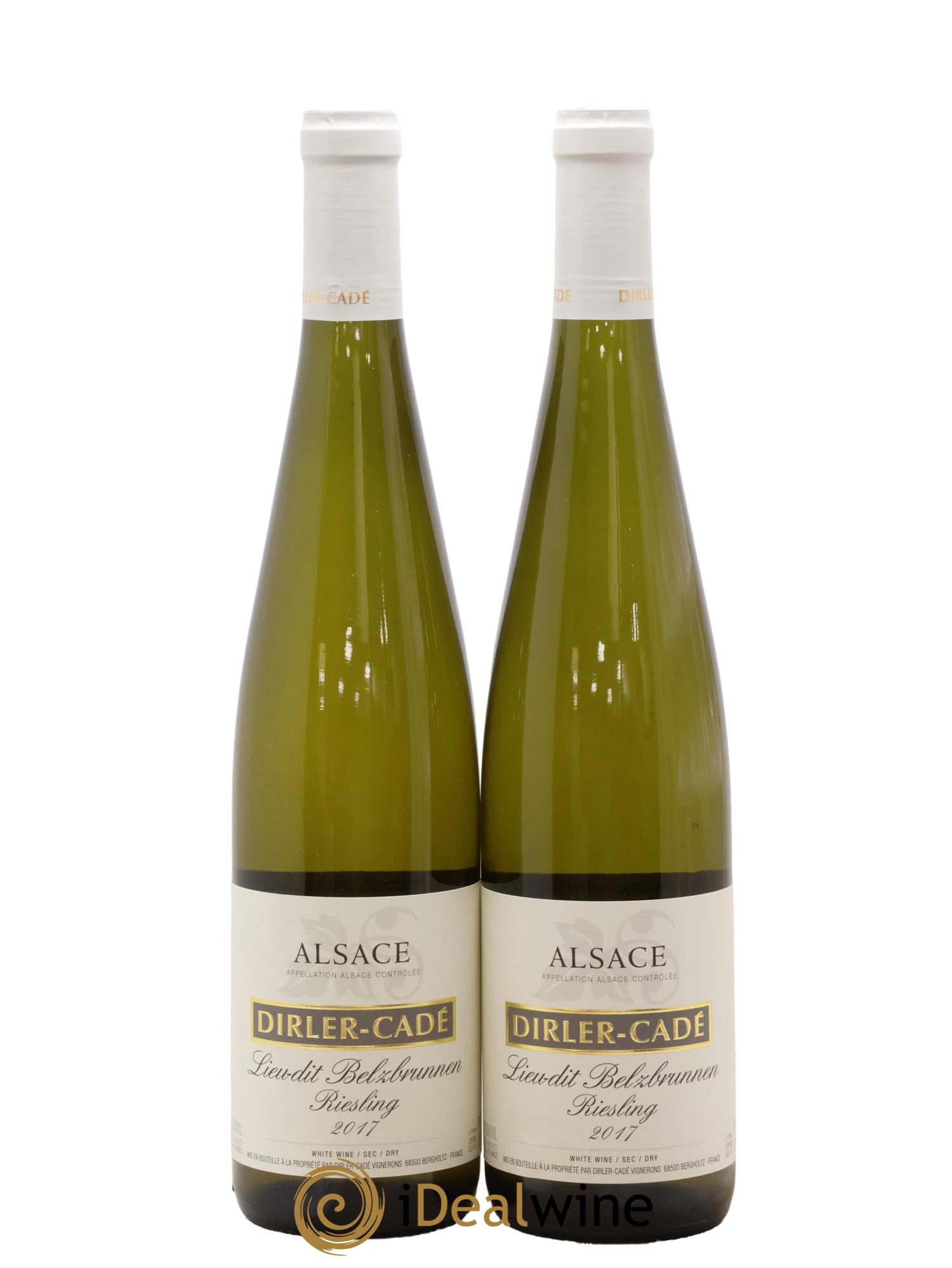 Alsace Riesling Lieu-dit Berlzbrunnen Dirler-Cadé 2017 - Lot de 2 bouteilles - 0