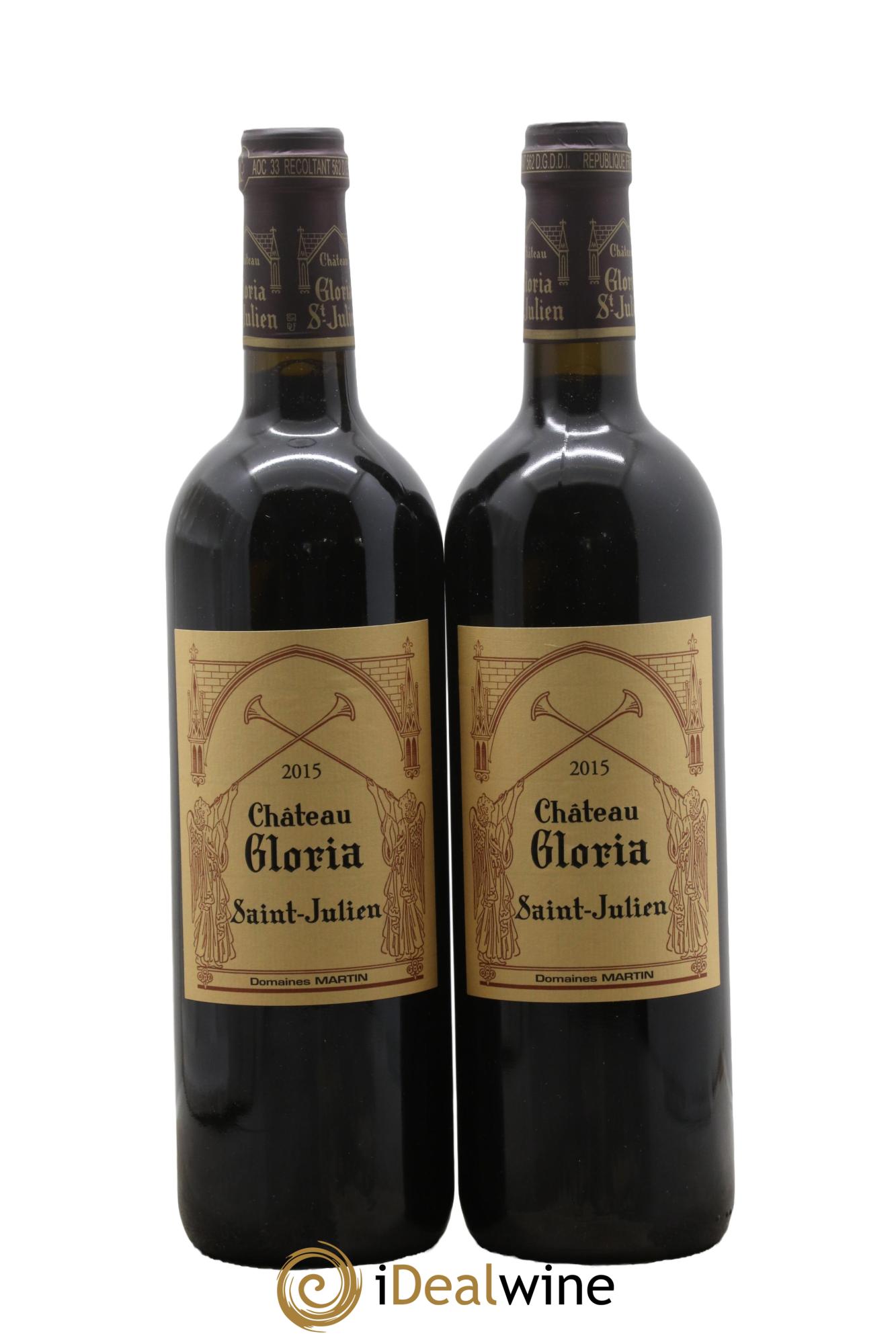 Château Gloria 2015 - Posten von 2 Flaschen - 0