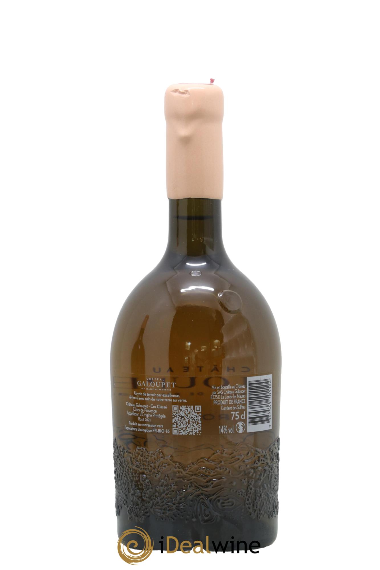 Côtes de Provence Cru Classé Château Galoupet  2021 - Lot of 1 bottle - 1