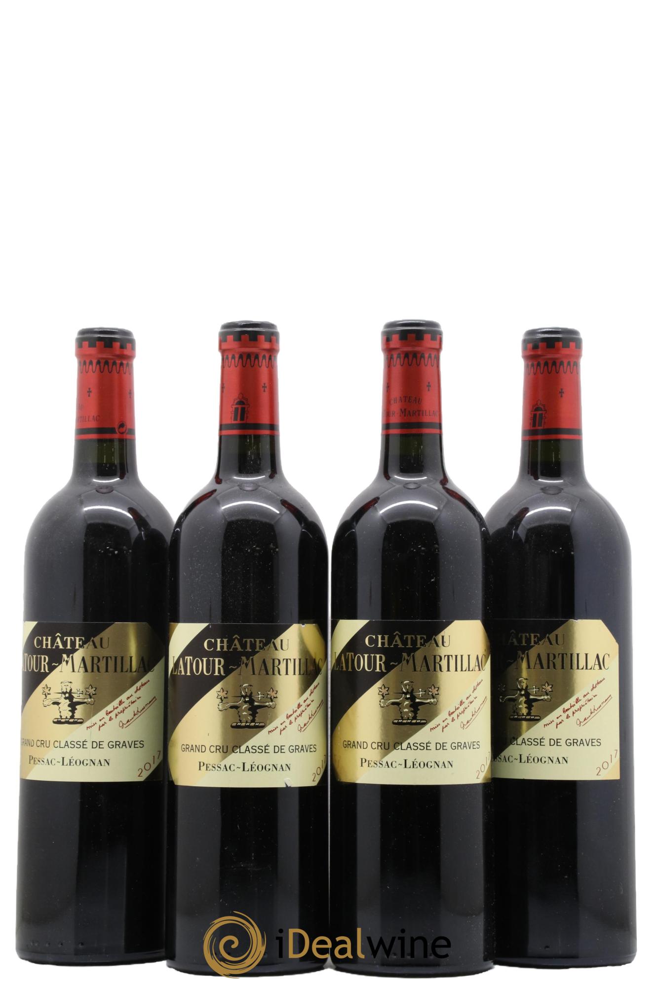 Château Latour-Martillac Cru Classé de Graves 2017 - Lot de 4 bouteilles - 0