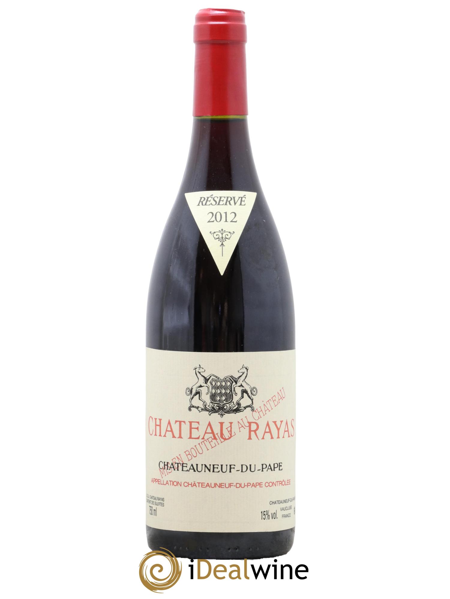 Châteauneuf-du-Pape Château Rayas Emmanuel Reynaud 2012 - Lot de 1 bouteille - 0