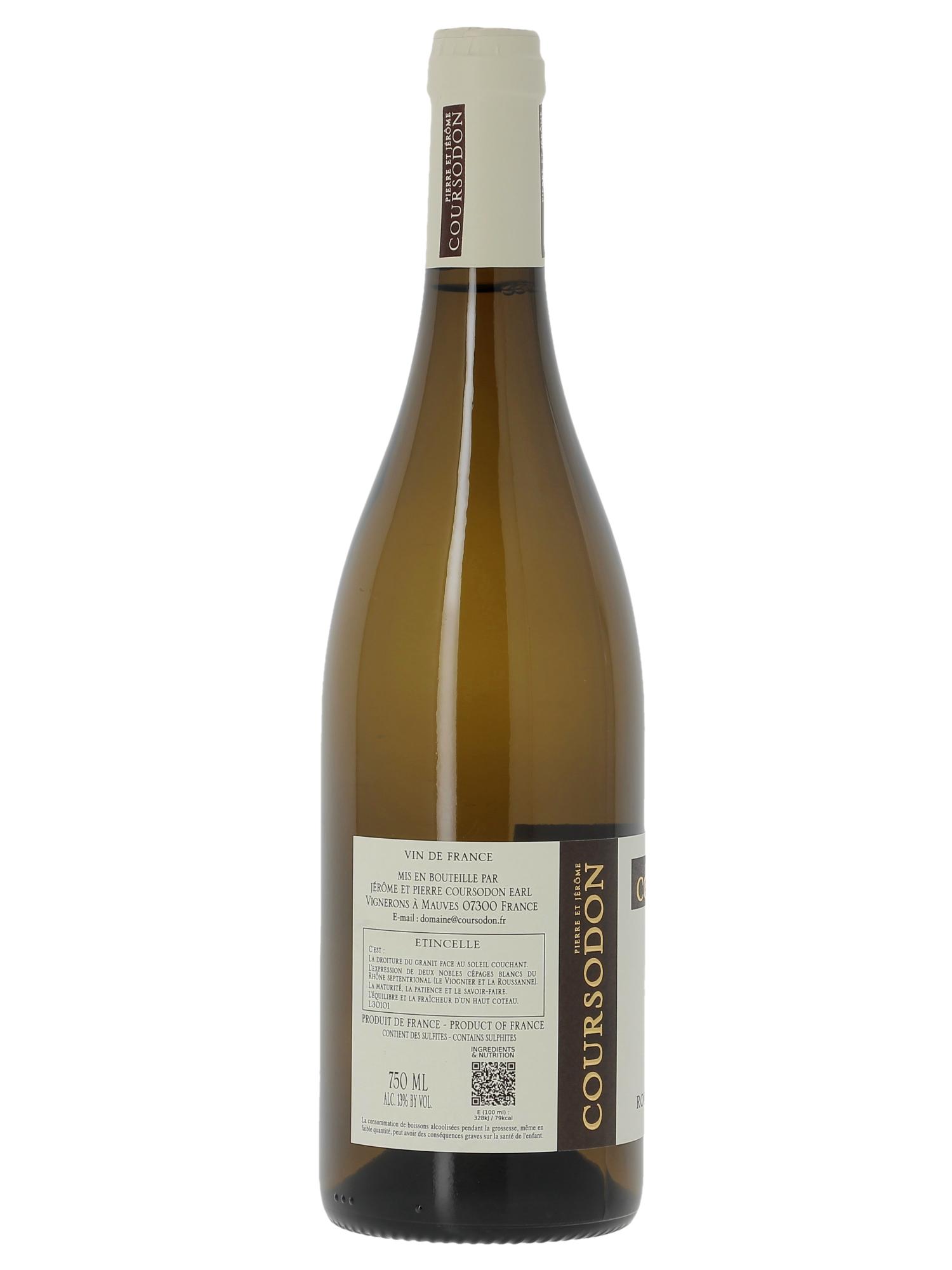 Vin de France Etincelle Pierre et Jérôme Coursodon 2025 - Lot de 1 bouteille - 1