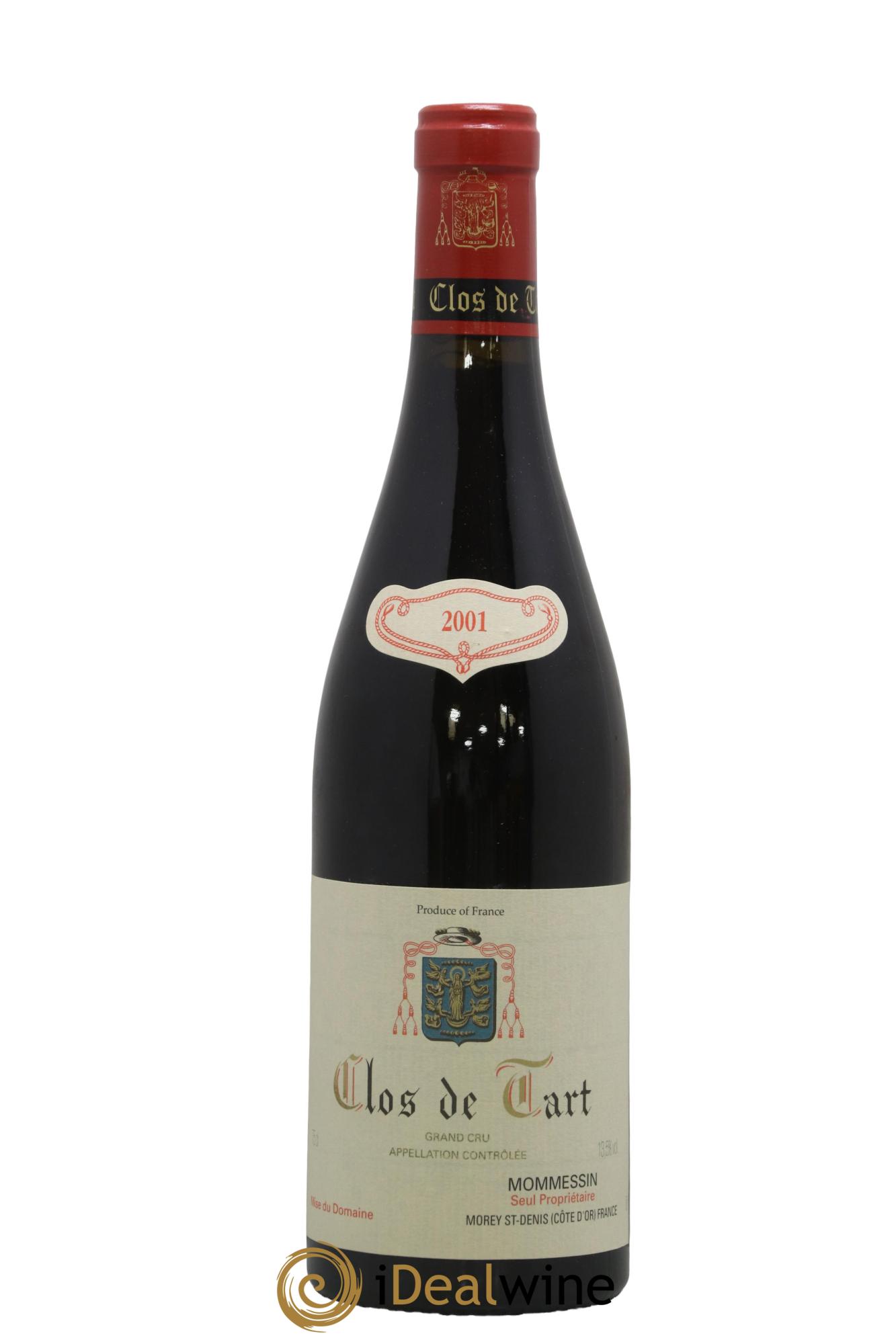 Clos de Tart Grand Cru Clos de Tart 2001 - Lot de 1 bouteille - 0