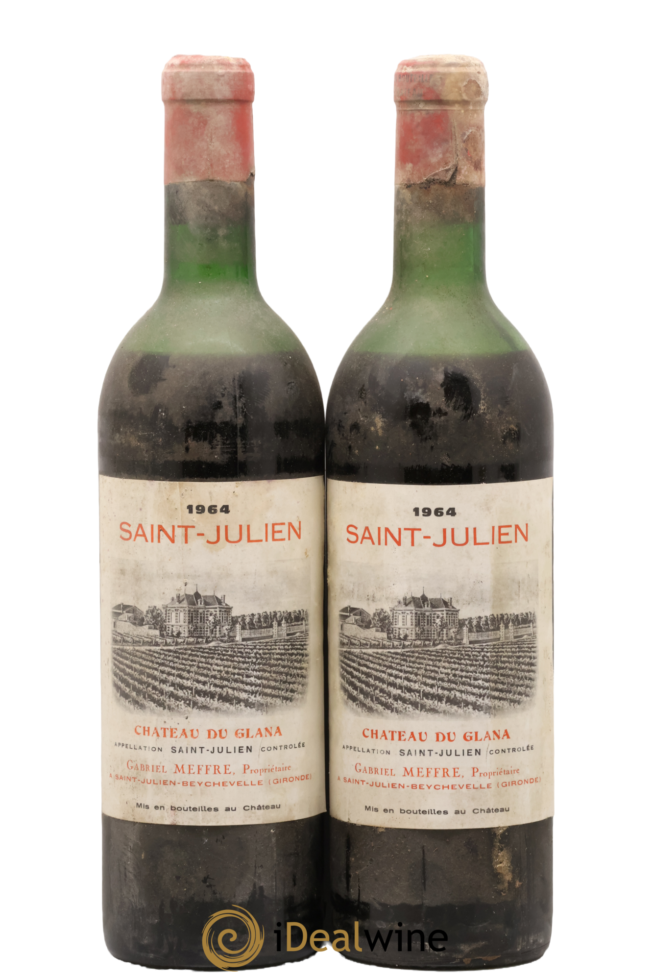 Château du Glana 1964 - Lot of 2 bottles - 0