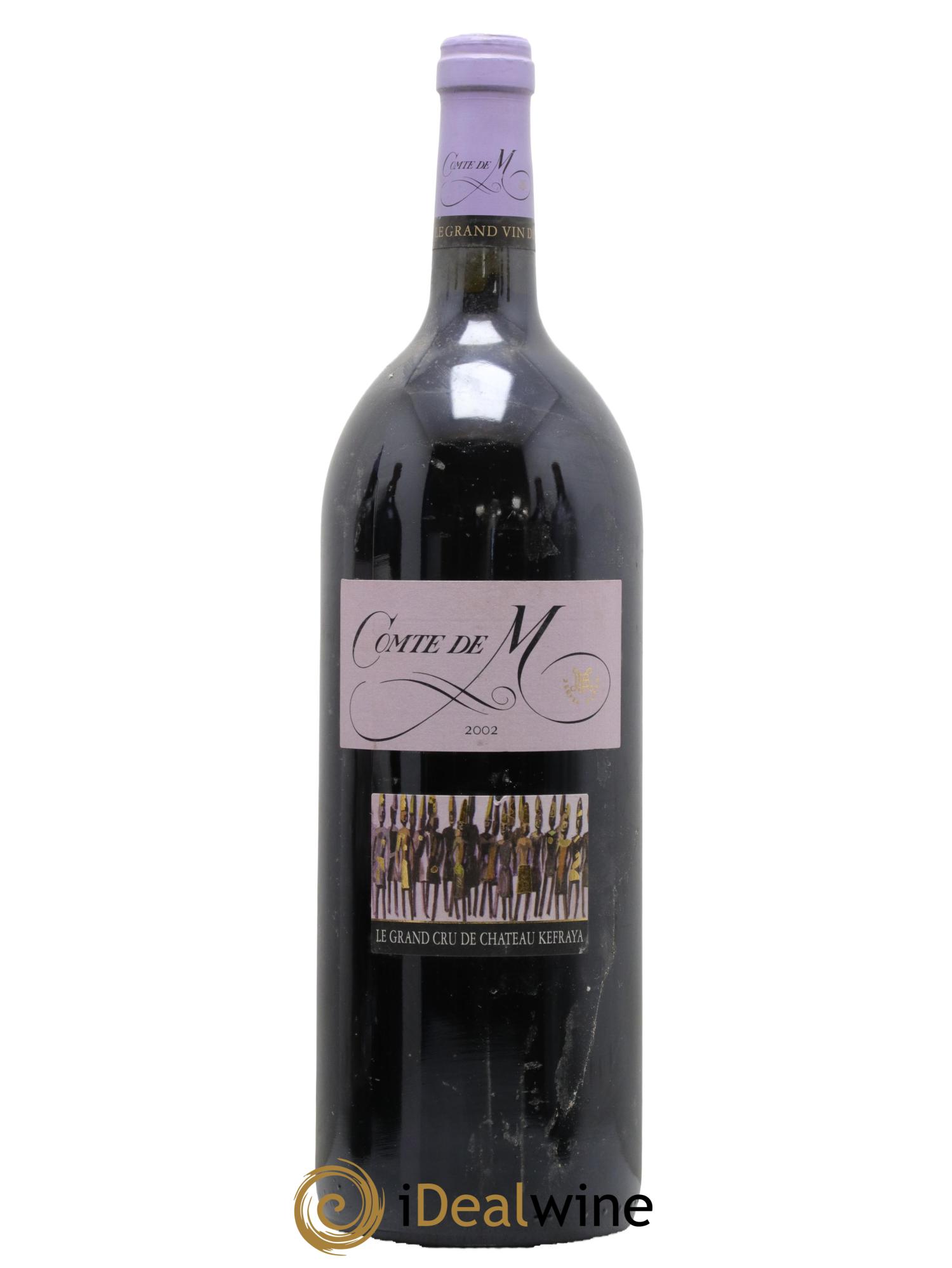 Vallée de la Békaa Château Kefraya Comte de M Michel de Bustros 2002 - Lot de 1 magnum - 0