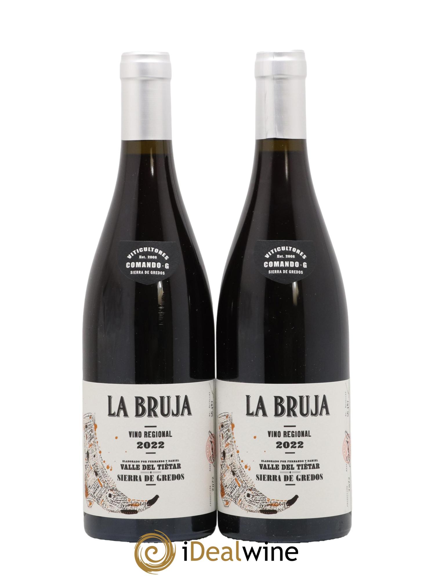 Vinos de Madrid DO Comando G La Bruja de Rozas 2022 - Lot de 2 bouteilles - 0