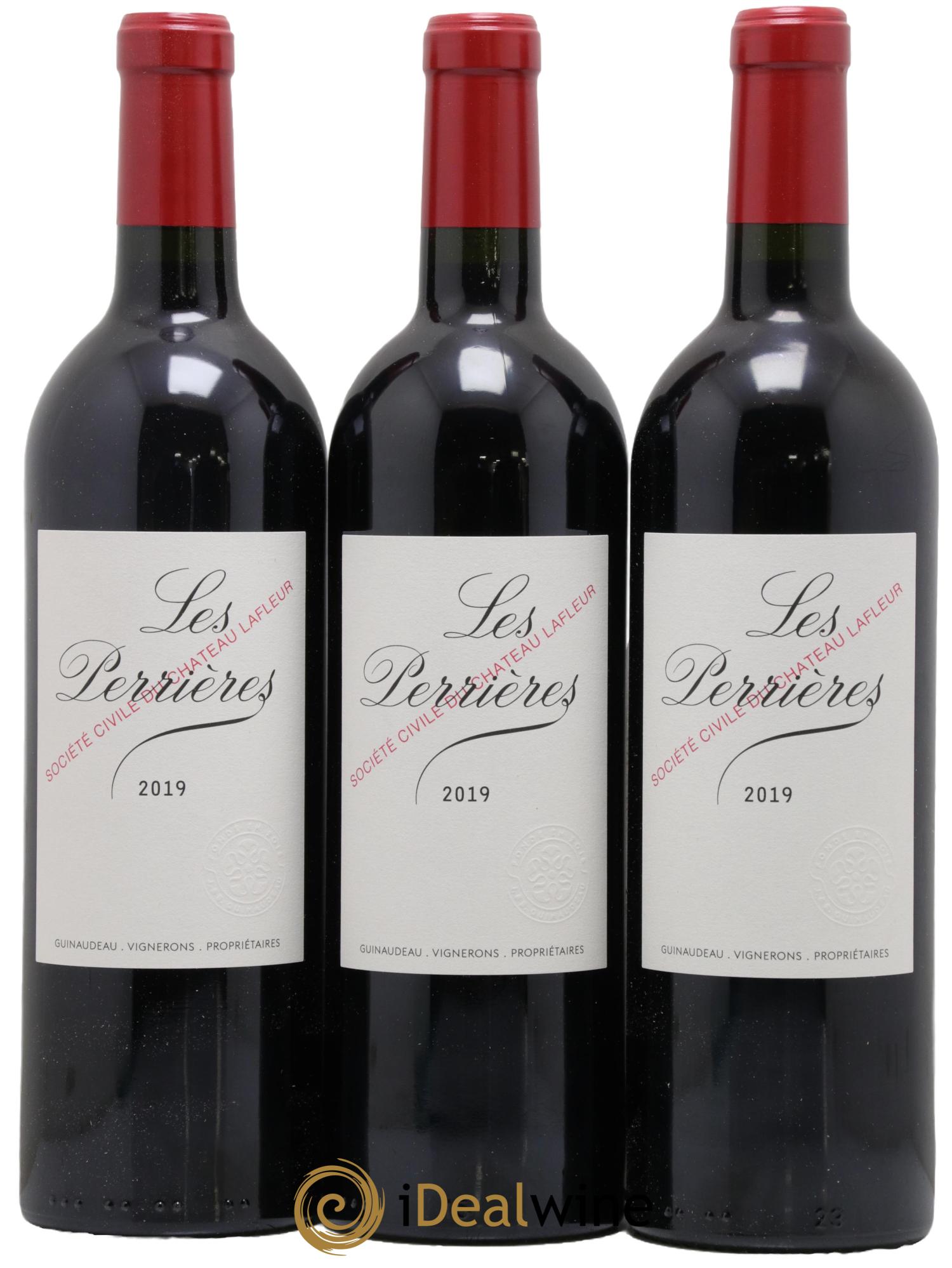 Bordeaux Supérieur Les Perrières de Lafleur 2019 - Lot de 3 bouteilles - 0