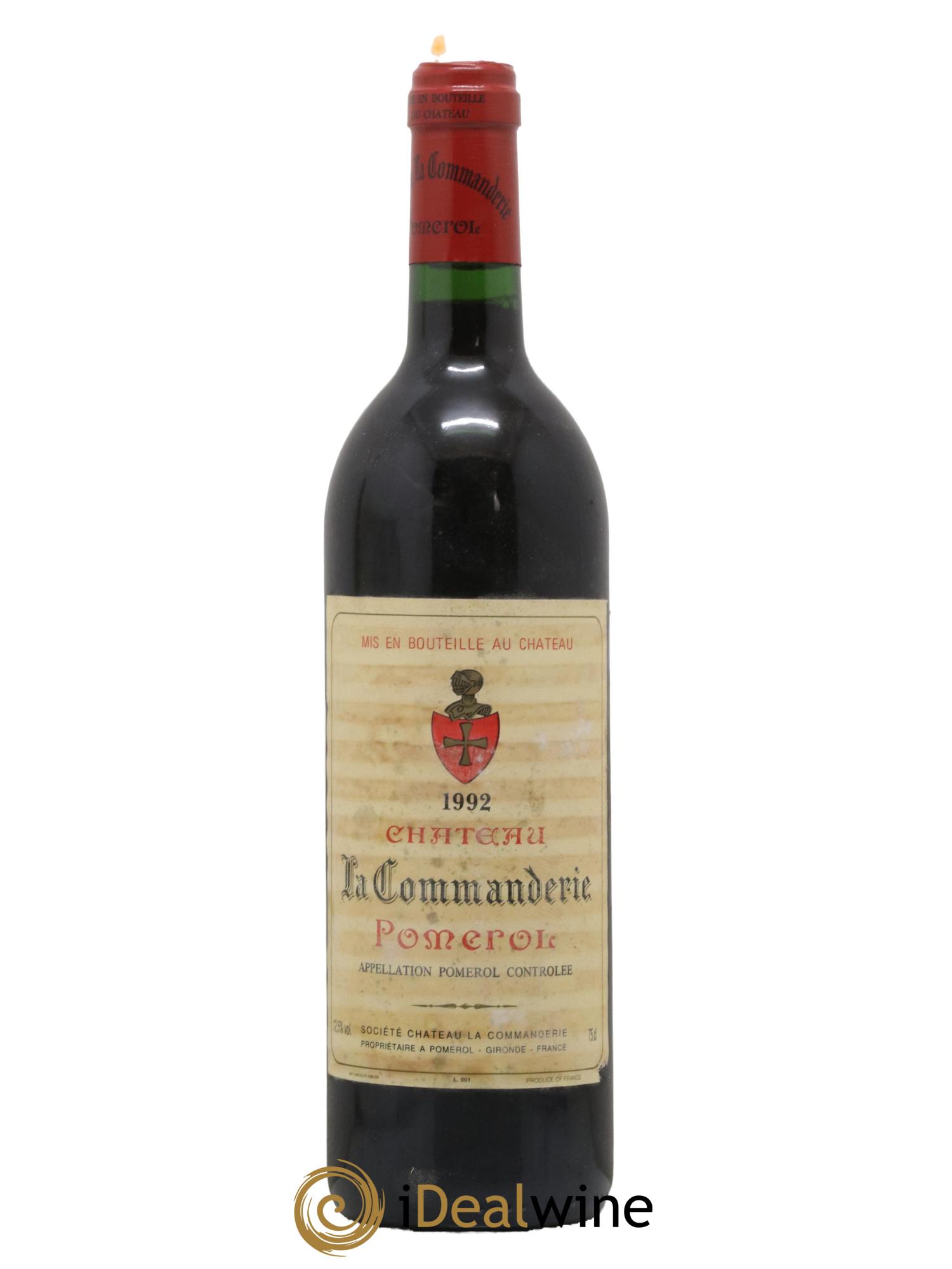Château la Commanderie 1992 - Lot de 1 bouteille - 0