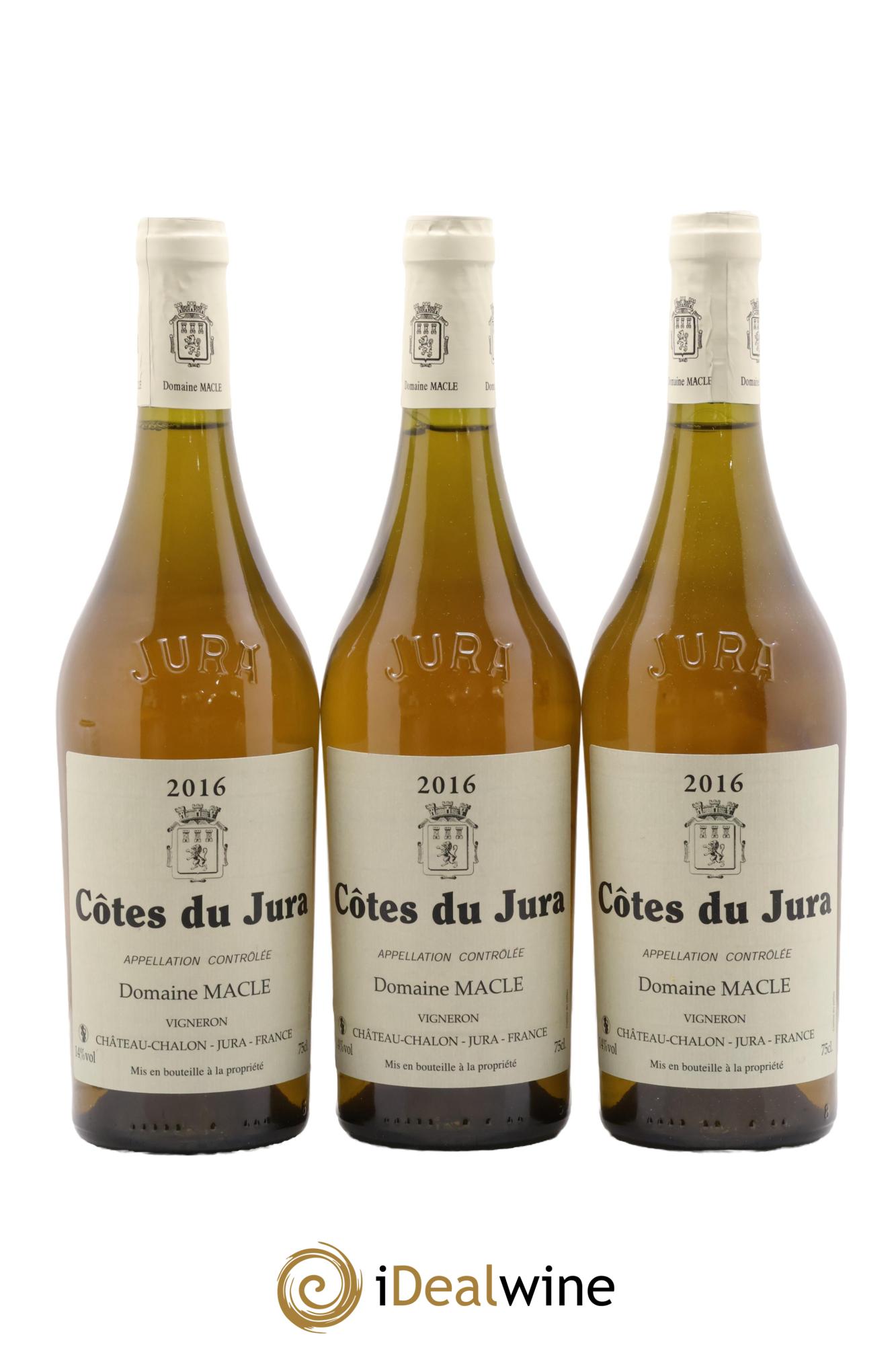 Côtes du Jura Jean Macle 2016 - Lot de 3 bouteilles - 0