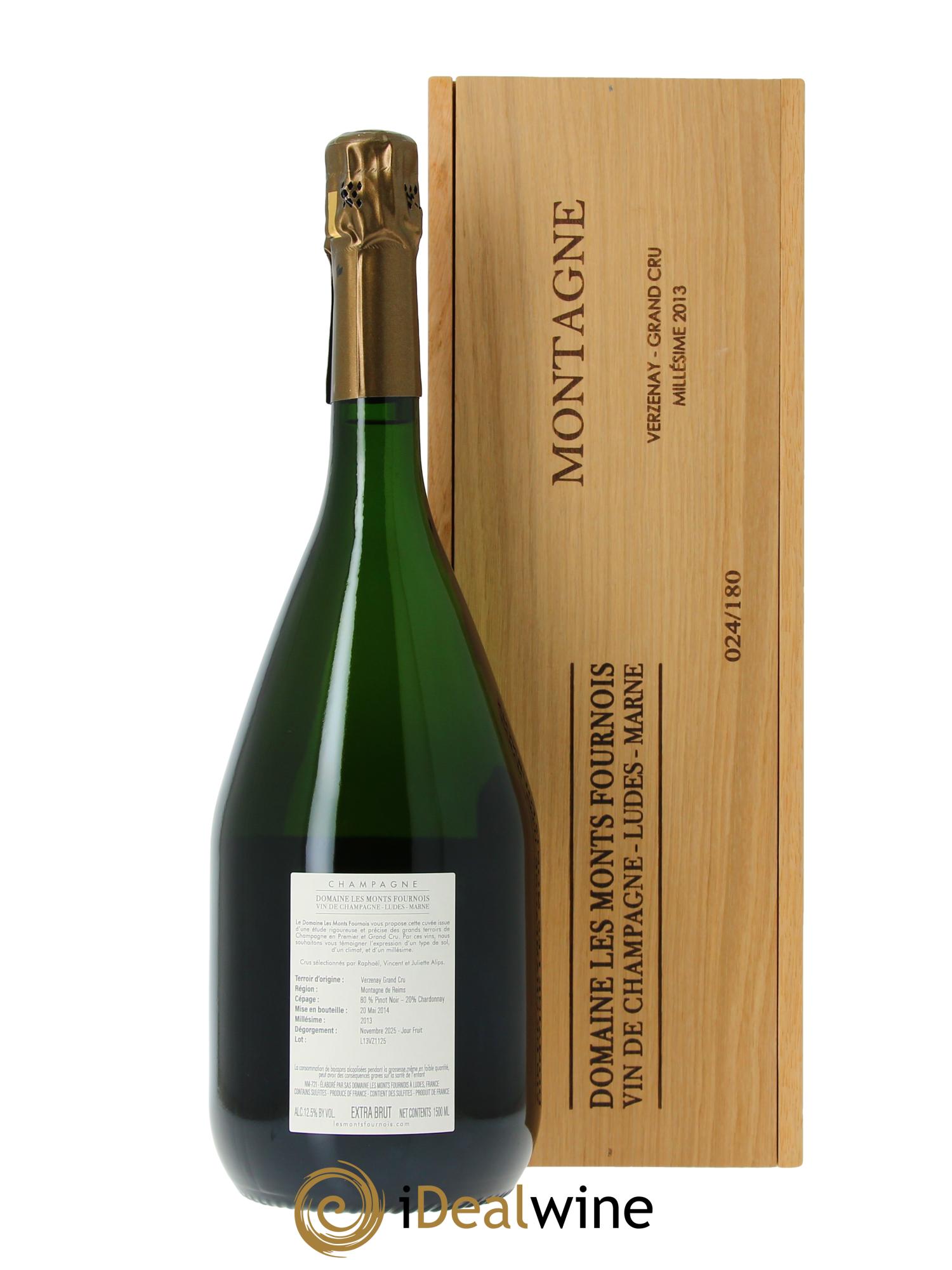 Montagne Verzenay Grand Cru Les Monts Fournois (Domaine)  2013 - Lot de 1 magnum - 1