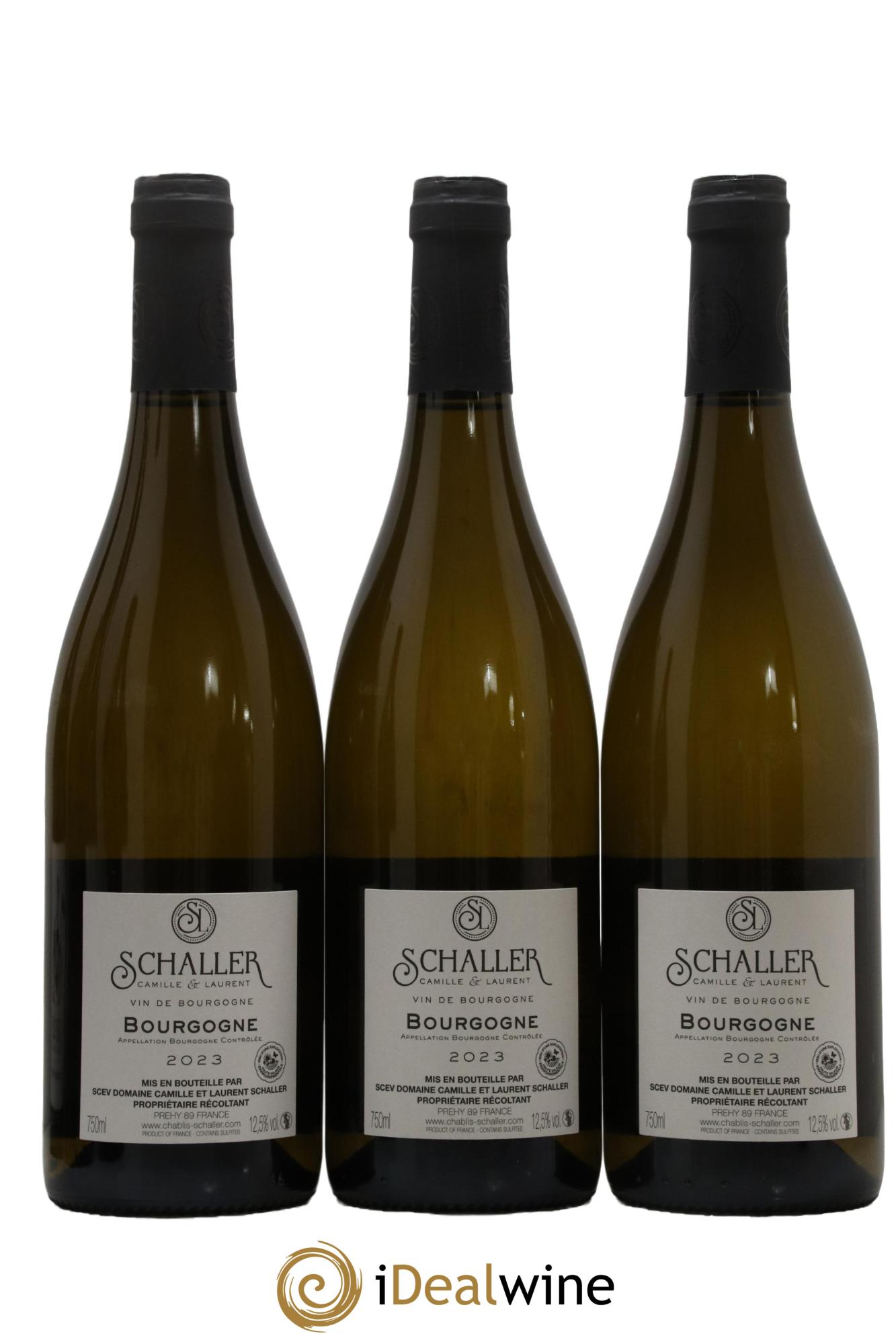 Bourgogne Chardonnay Camille Et Laurent Schaller 2023 - Lot de 3 bouteilles - 1