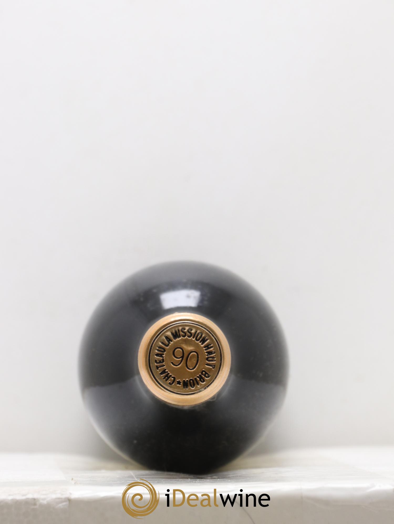 Château la Mission Haut-Brion Cru Classé de Graves 1990 - Lot of 2 bottles - 1