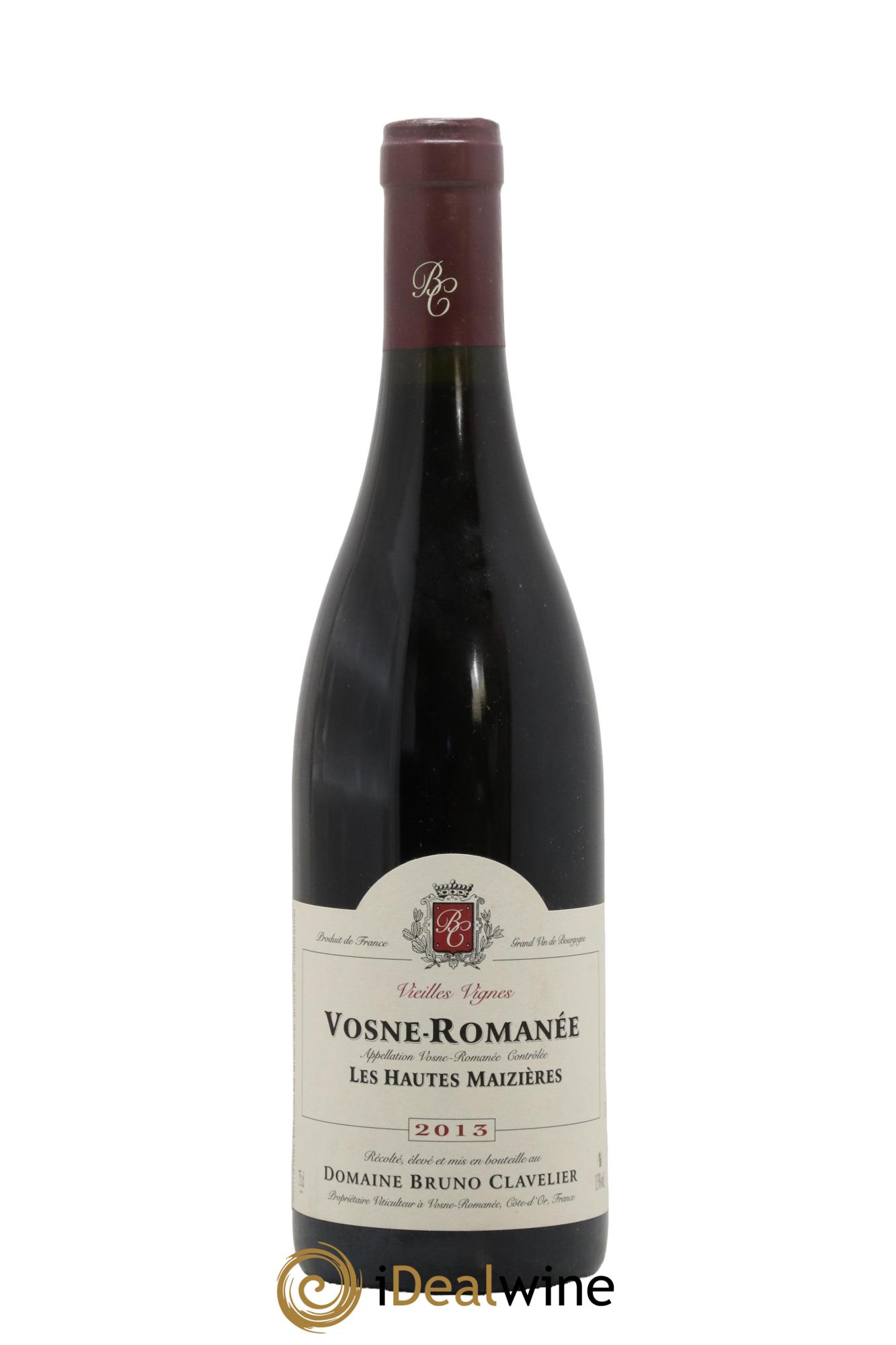 Vosne-Romanée Vieilles Vignes Les Hautes Maizières Bruno Clavelier 2013 - Lot de 1 bouteille - 0