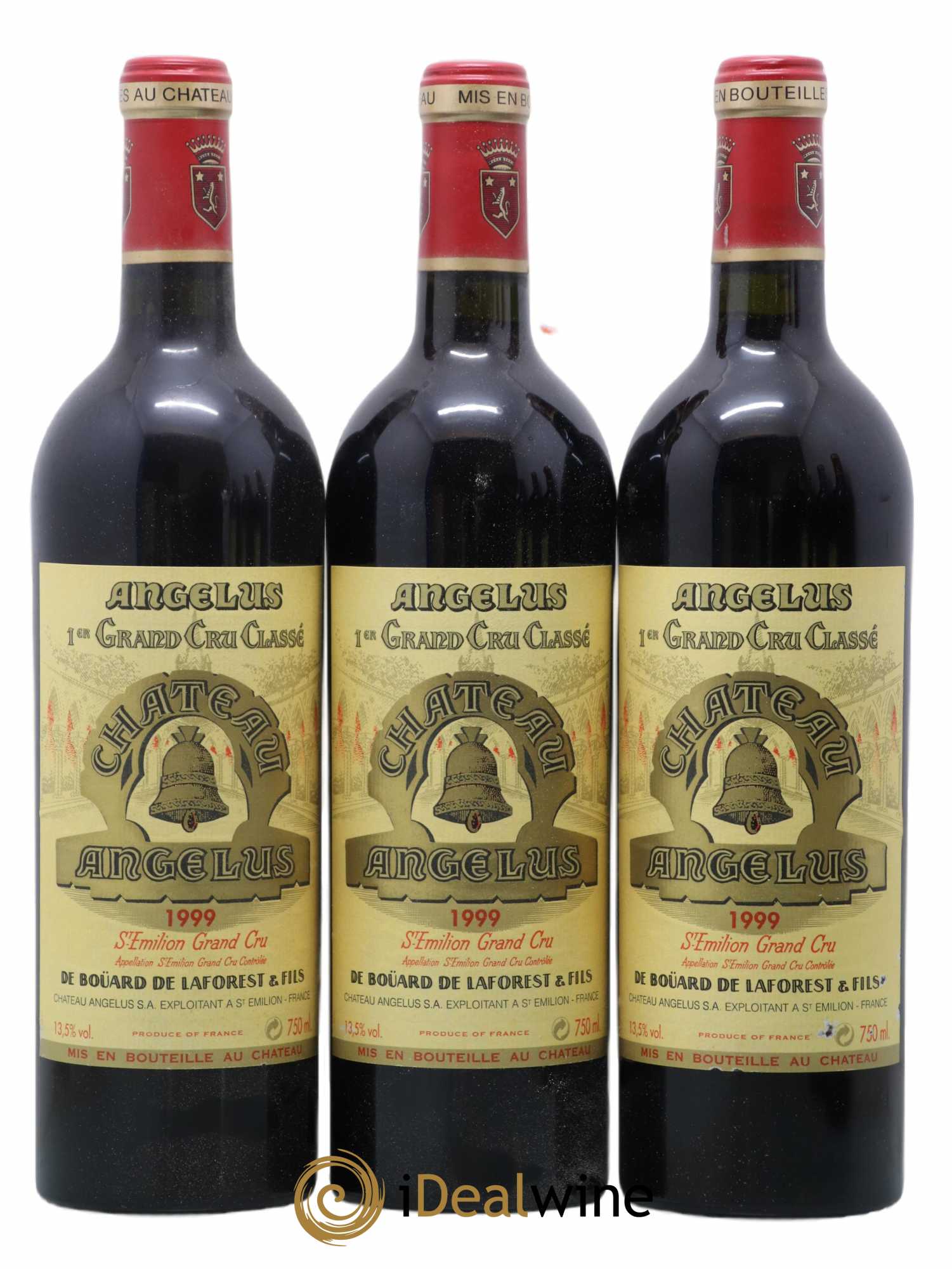 Château Angélus 1er Grand Cru Classé A  1999 - Lot of 6 bottles - 1