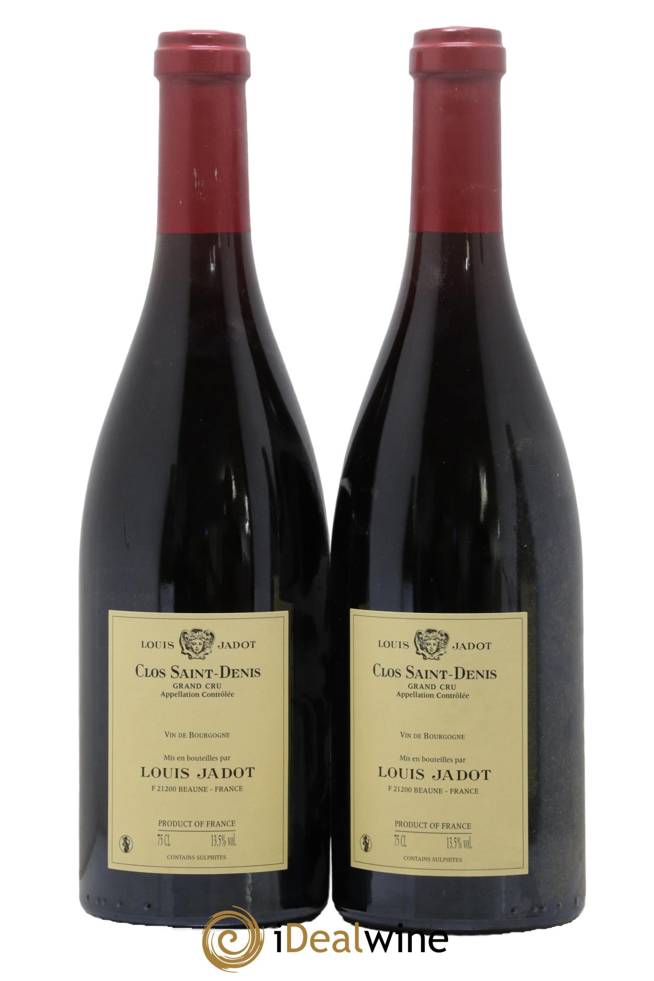 Clos Saint-Denis Grand Cru Maison Louis Jadot  2014 - Lot of 2 bottles - 1