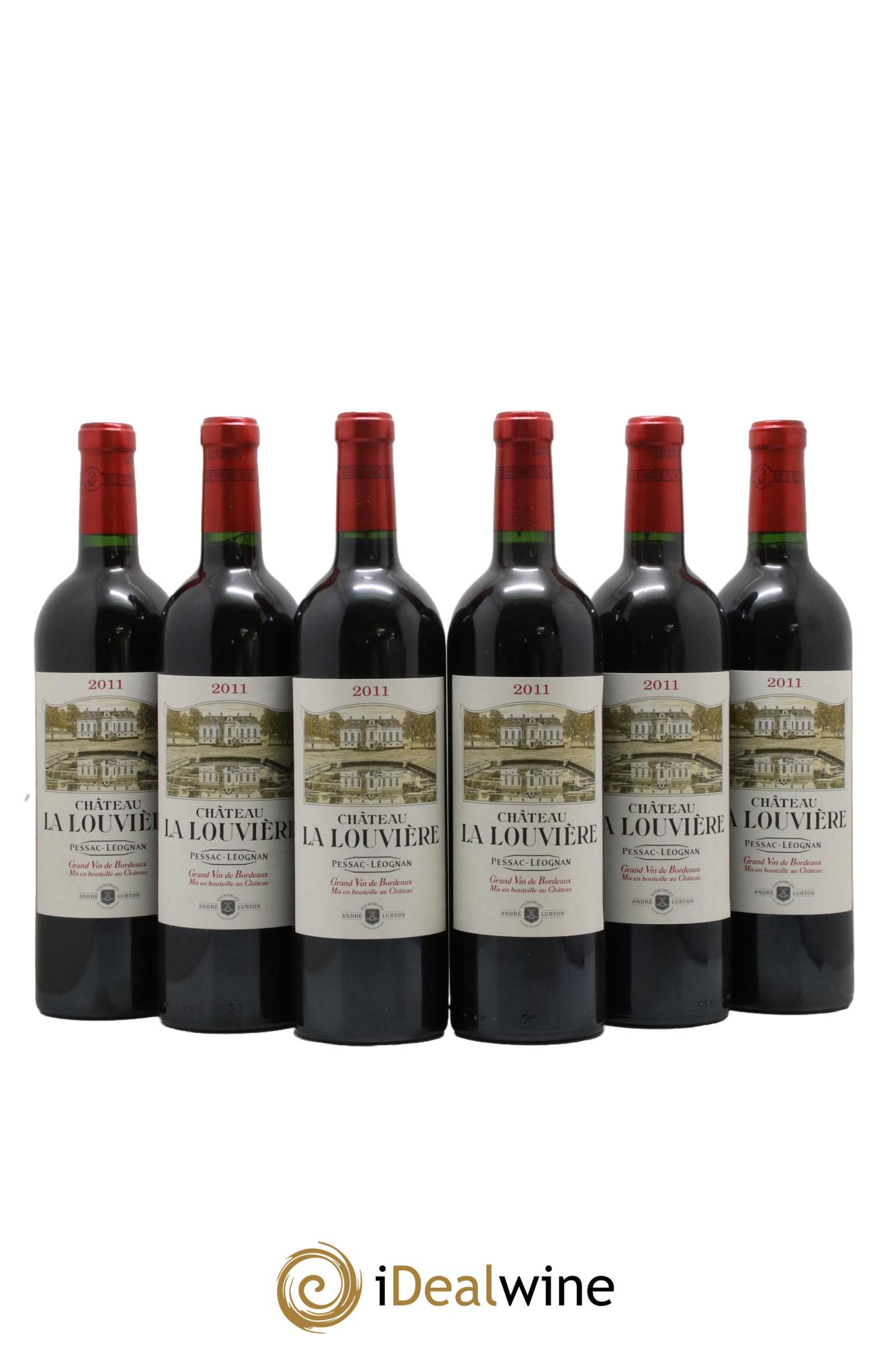 Château la Louvière 2011 - Lot of 6 bottles - 0