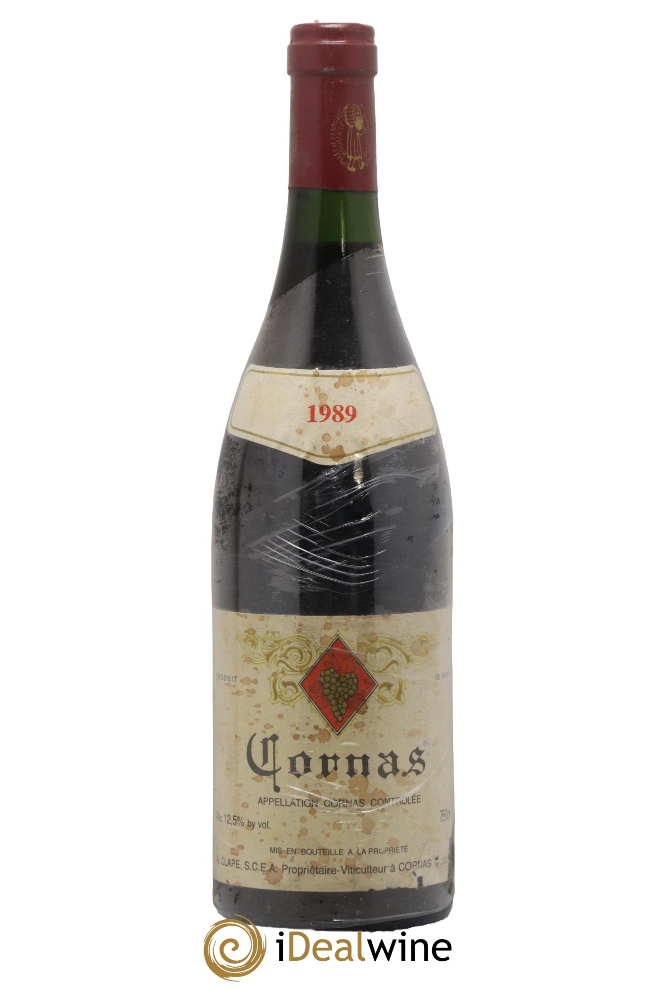 Cornas Auguste Clape  1989 - Posten von 1 Flasche - 0
