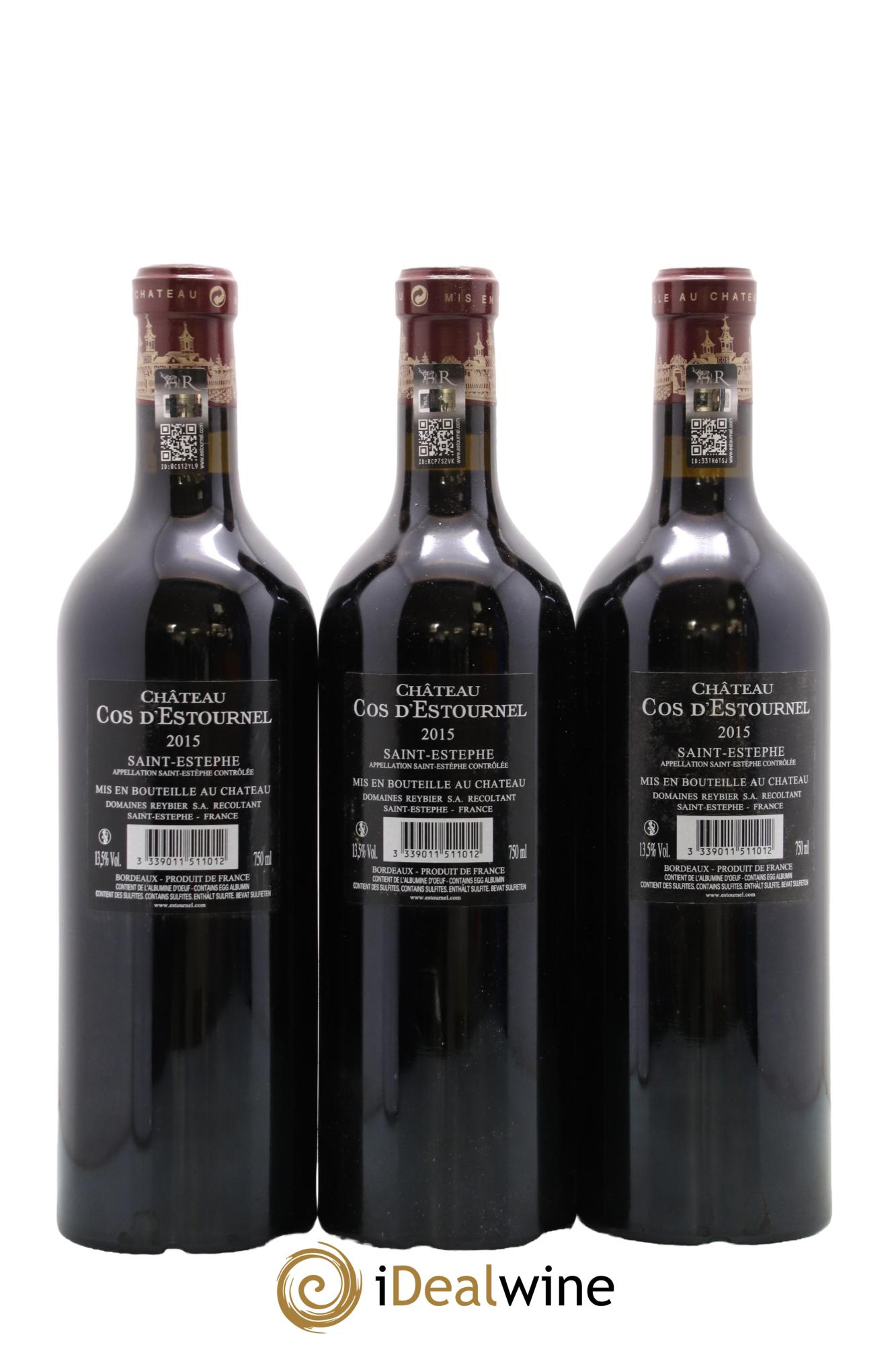 Cos d'Estournel 2ème Grand Cru Classé 2015 - Lot de 6 bouteilles - 4