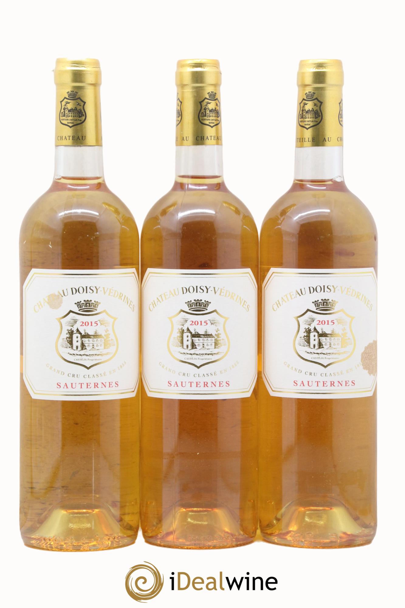 Château Doisy-Védrines 2ème Grand Cru Classé  2015 - Posten von 3 Flaschen - 0